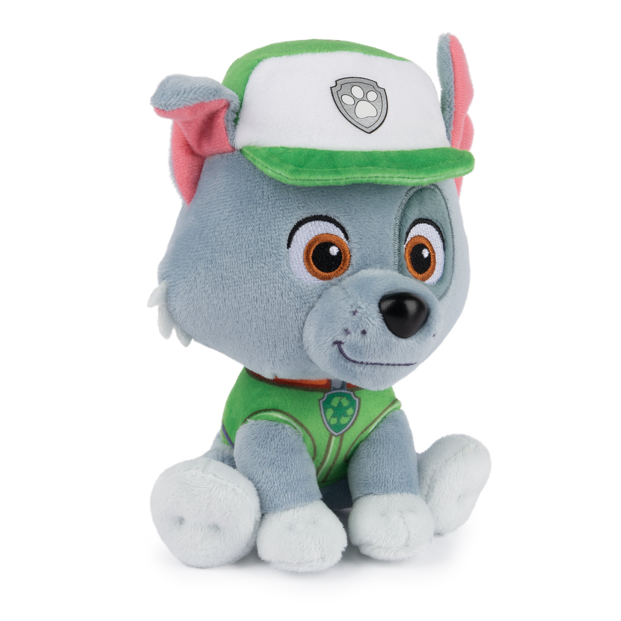 GUND Official PAW Patrol Rocky in Signature Recycling Uniform Plush Toy, Stuffed Animal for Ages 1 and Up, 6"