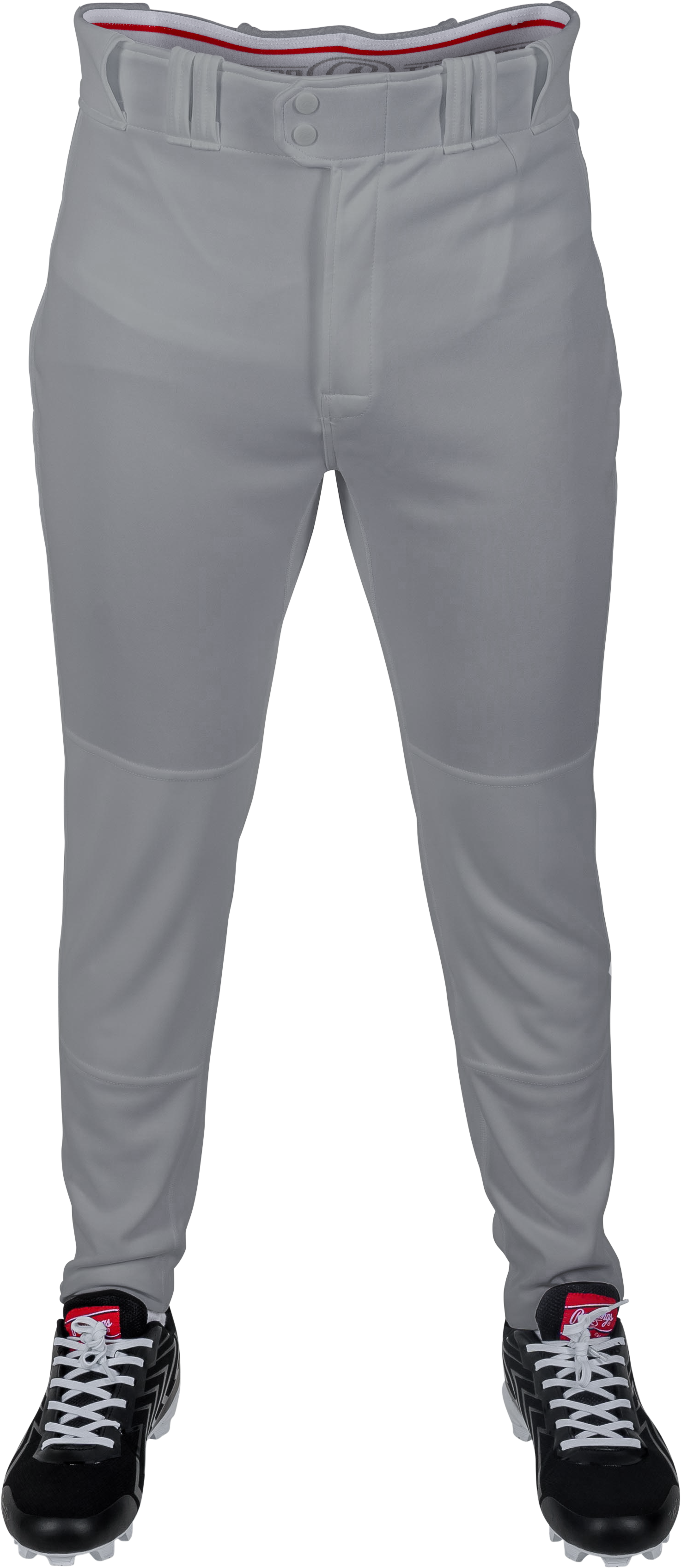 Rawlings Youth Plated Solid Pro Taper Fit Pant - Small - Blue Gray