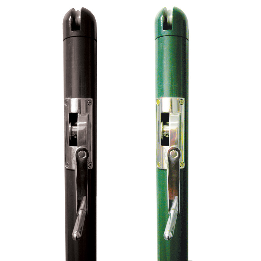 Tennis Posts - (3 in. Post) (Outdoor) - Club Tennis Upright (Round)