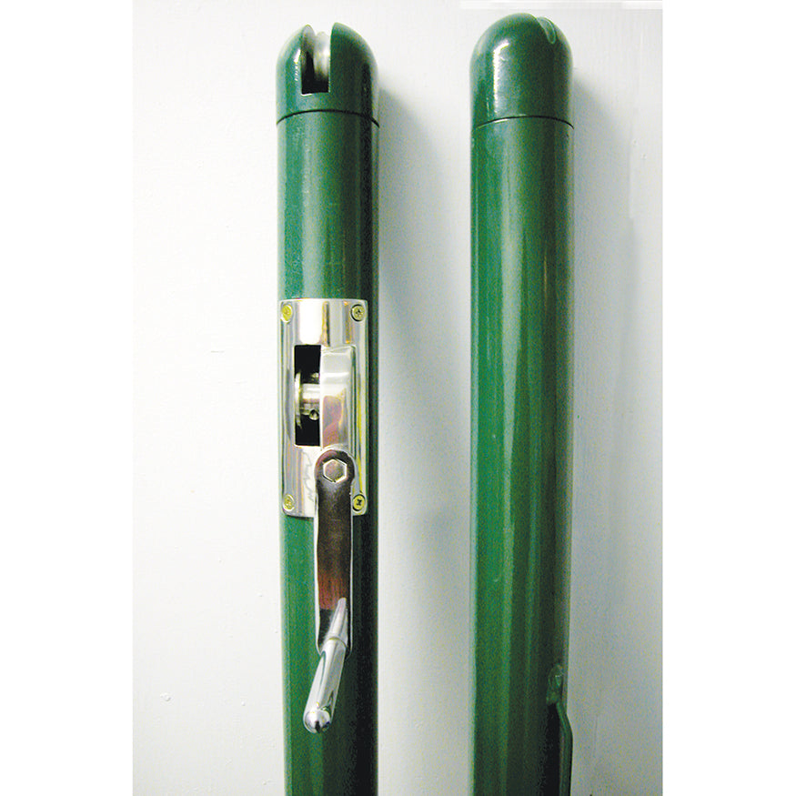 Tennis Posts - (3 in. Post) (Outdoor) - Club Tennis Upright (Round)