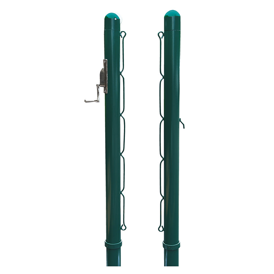 Tennis Posts - (3 in. Post) (Outdoor) - Club Tennis Upright (Round)