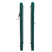 Tennis Posts - (3 in. Post) (Outdoor) - Club Tennis Upright (Round) (Black)