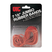 Rubber Bands, Jumbo 7 1/2", Carded