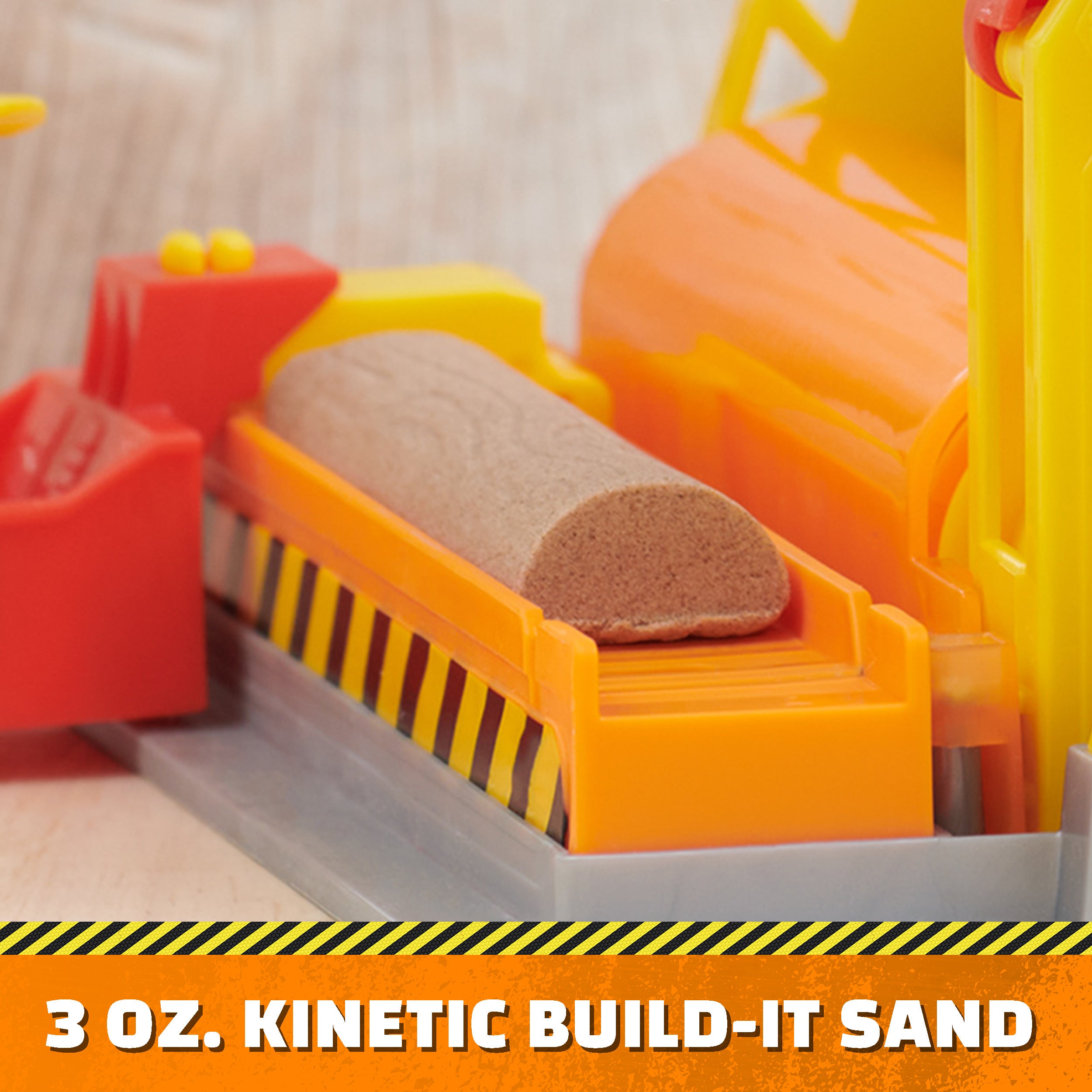 Rubble & Crew, Rubble’s Workshop Playset, Construction Toys with Kinetic Build-It Sand & Rubble Action Figure, Kids Toys for Boys & Girls Ages 3+