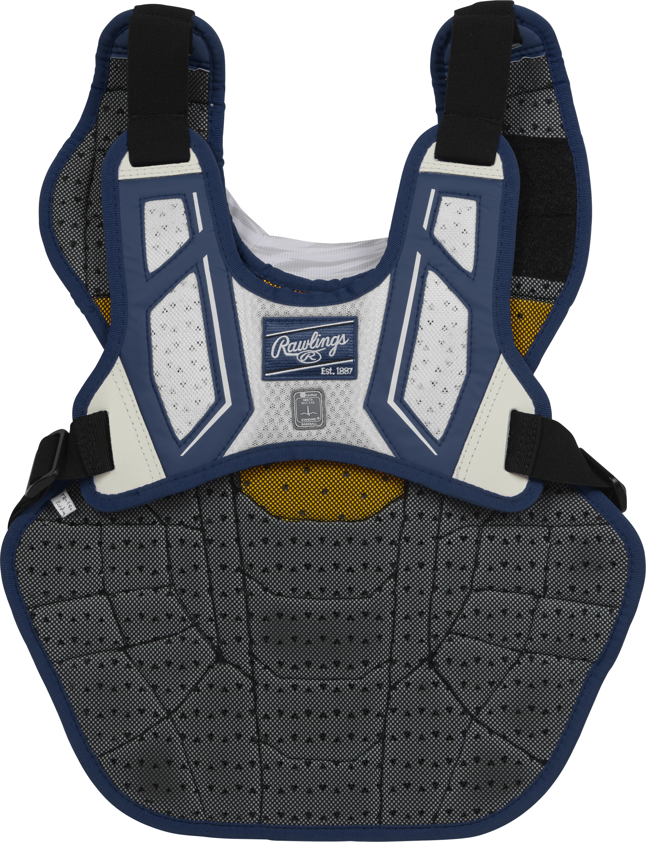 Rawlings Velo 2.0 Intermediate Catchers Chest Protector - Navy/White