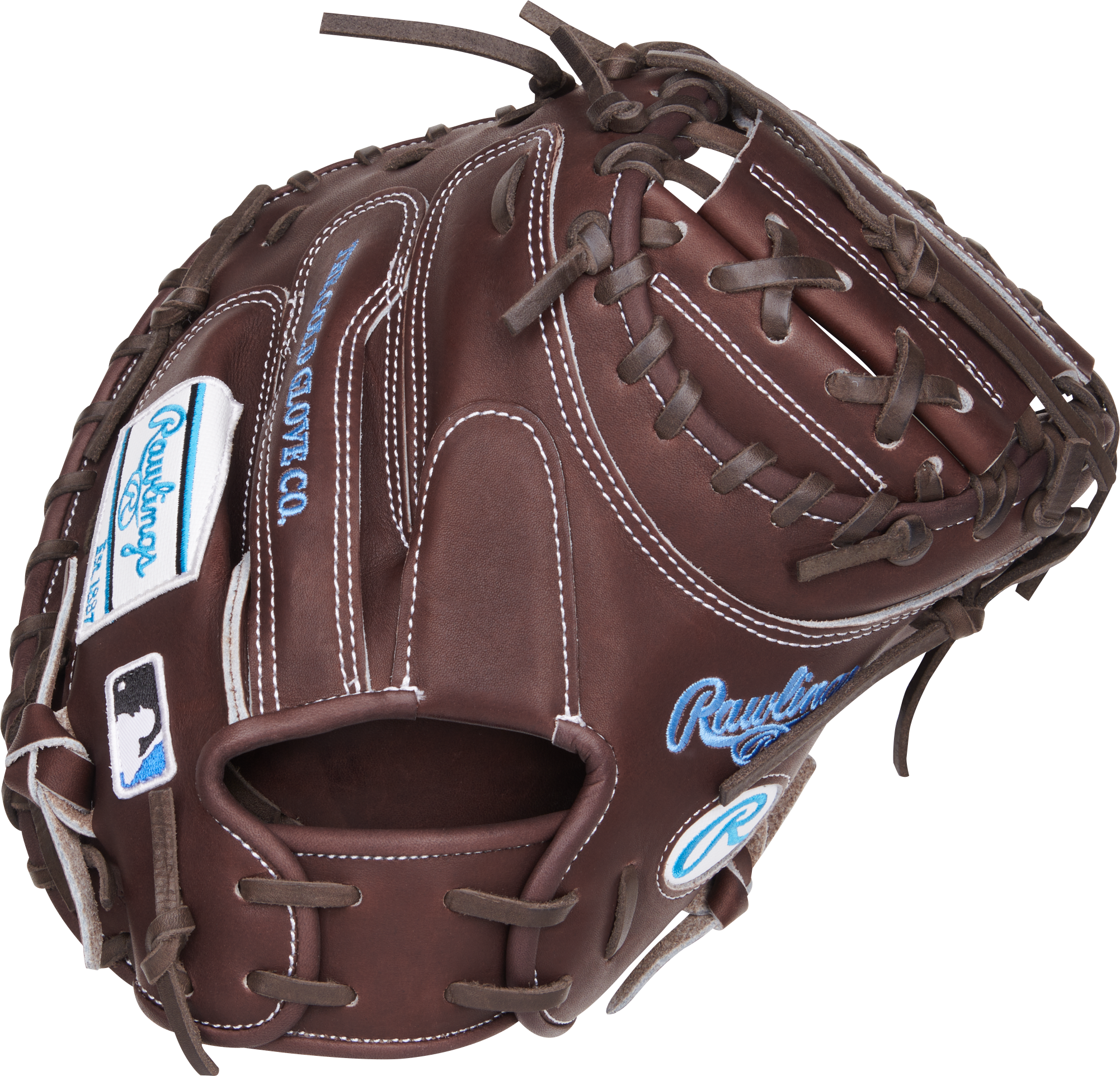 Rawlings Heart Of The Hide  Series Catchers Mitt 33.5-Inch Baseball Glove  - Right Hand Thrower - Chocolate