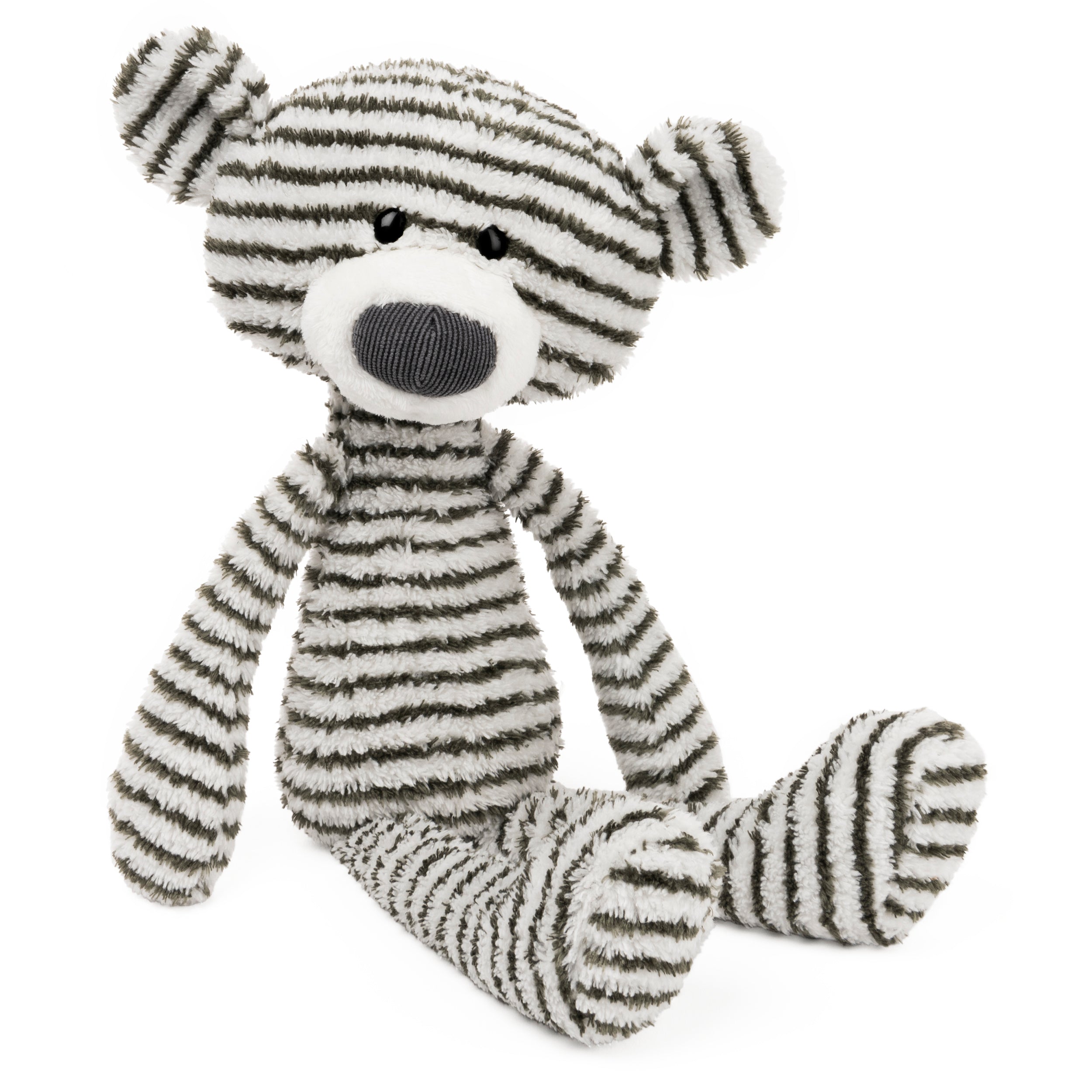 GUND Toothpick Stripes, Teddy Bear Stuffed Animal for Ages 1 and Up, Black/White, 15”