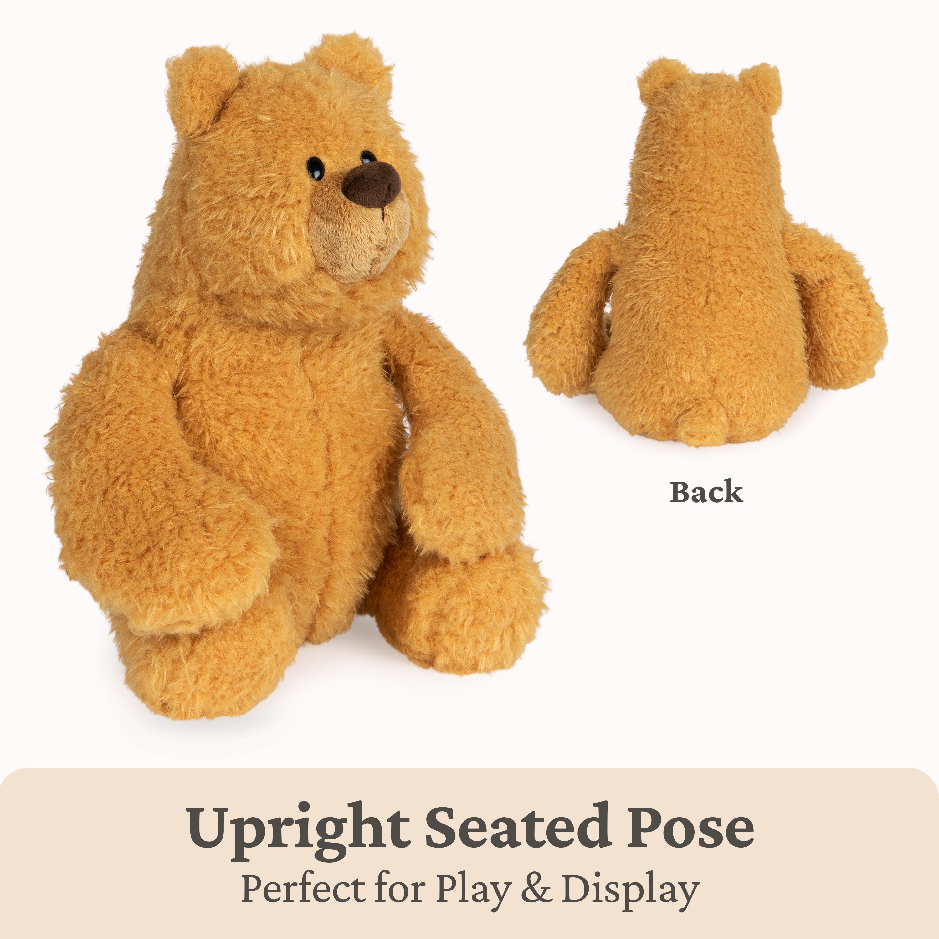 GUND Growler Teddy Bear Small Classic Brown Bear Plush Stuffed Animal, 11 Inch