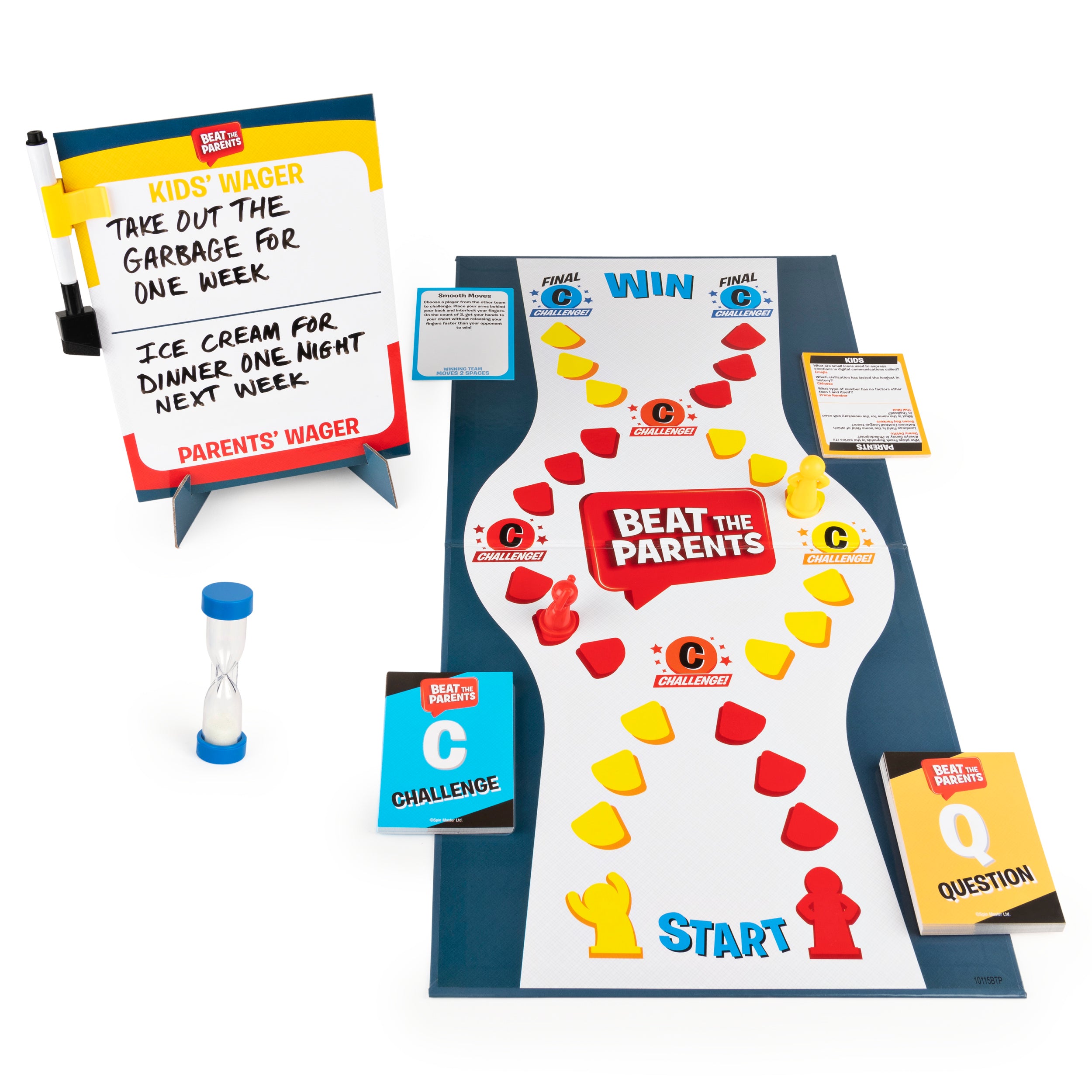 Spin Master Games, Beat the Parents Classic Family Trivia Game, Kids vs Parents for Ages 6 and up