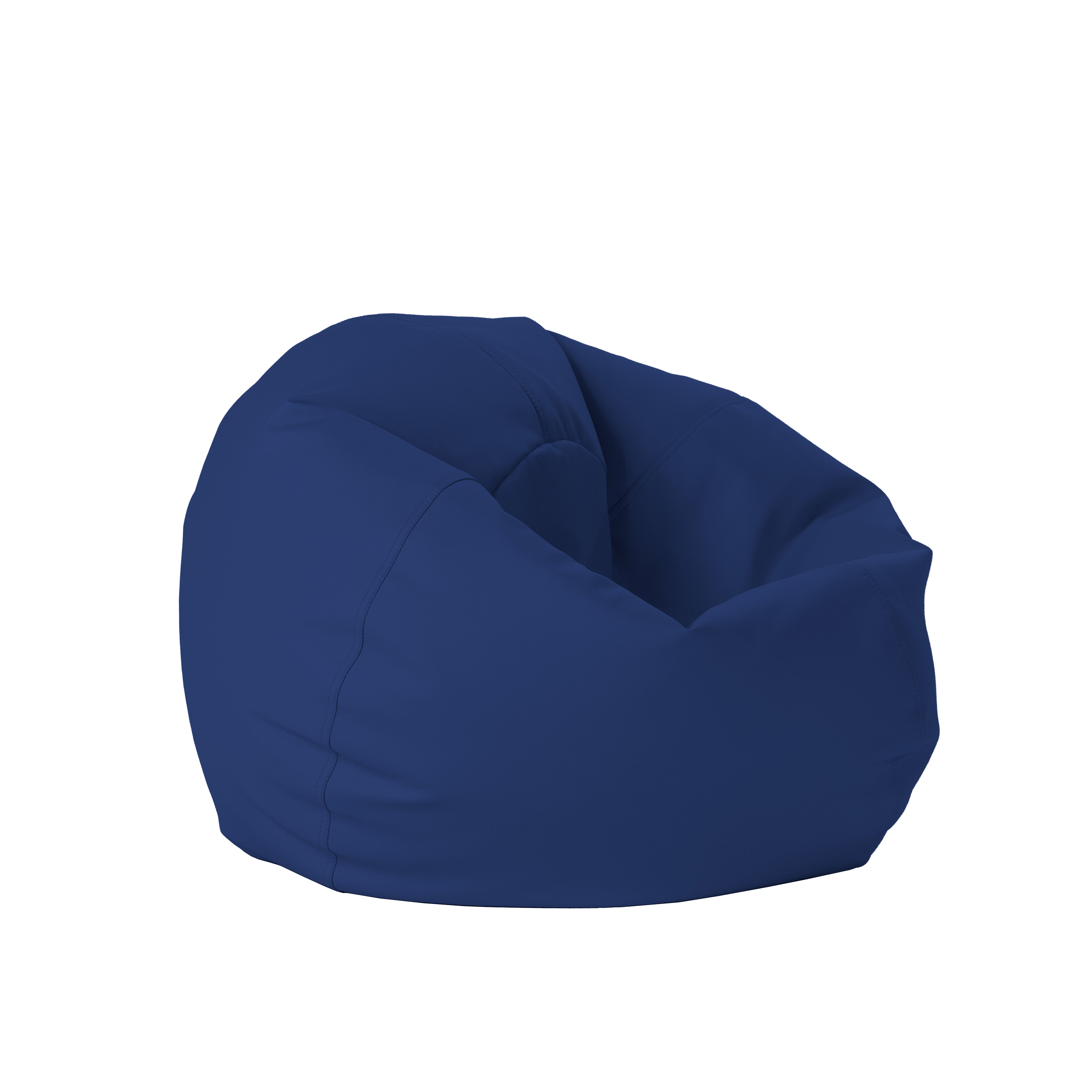 30" Round Vinyl Bean Bag - Eclipse