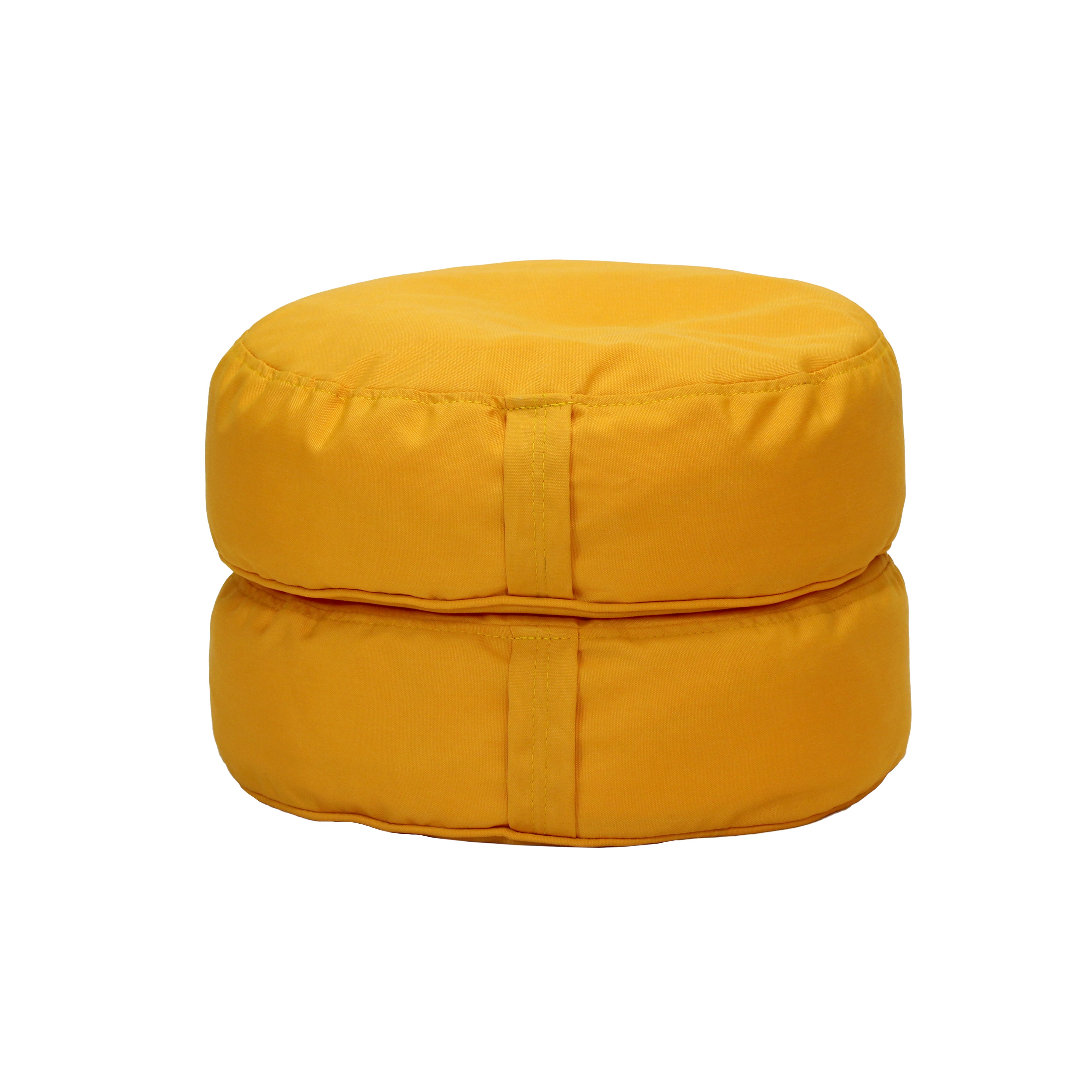 Element 16" Round Bean Cushions, 2-Piece - Marigold