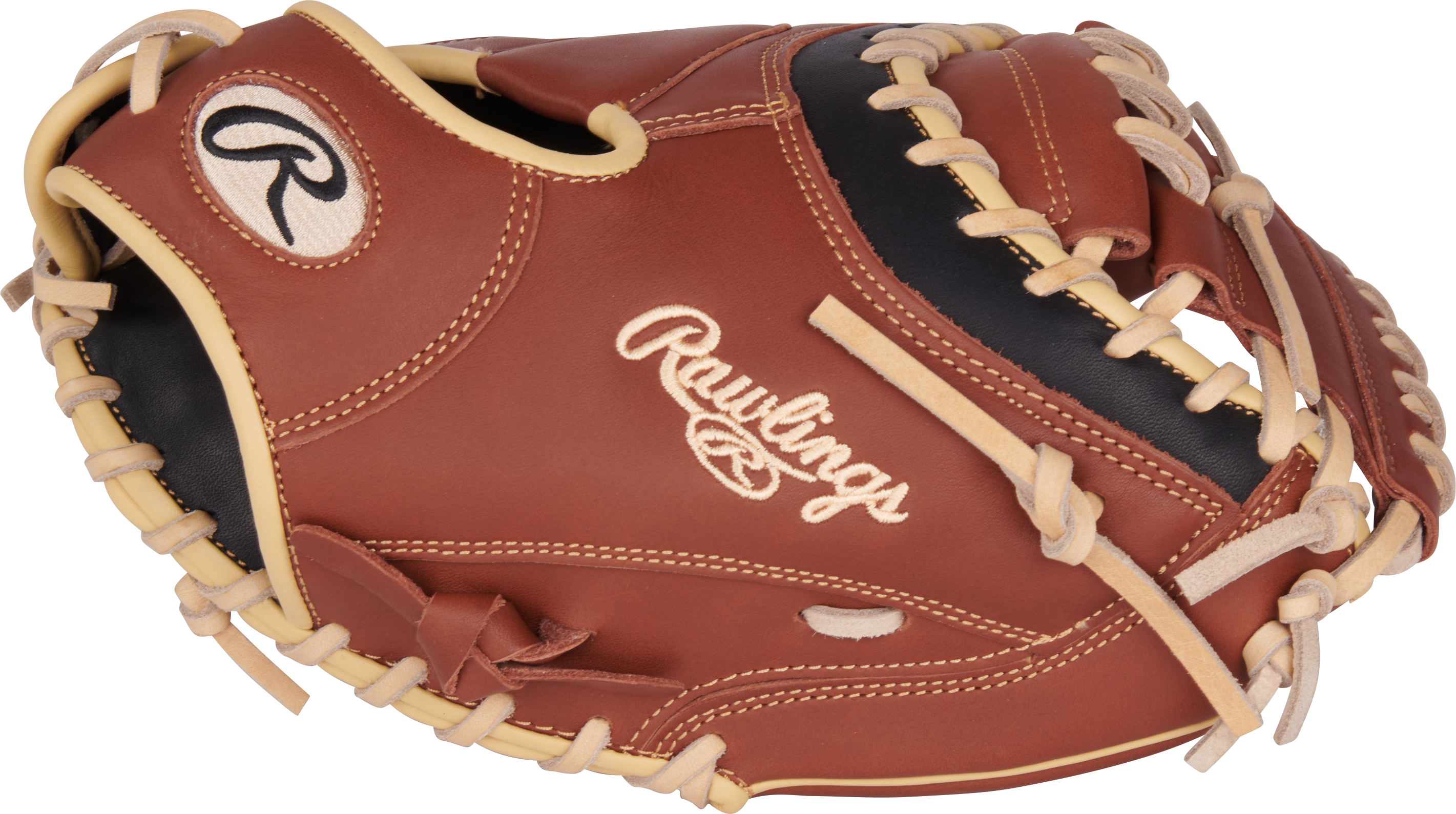 Rawlings Nxt Series Catchers Mitt 32.5-Inch Baseball Glove - Right Hand Thrower - Tan