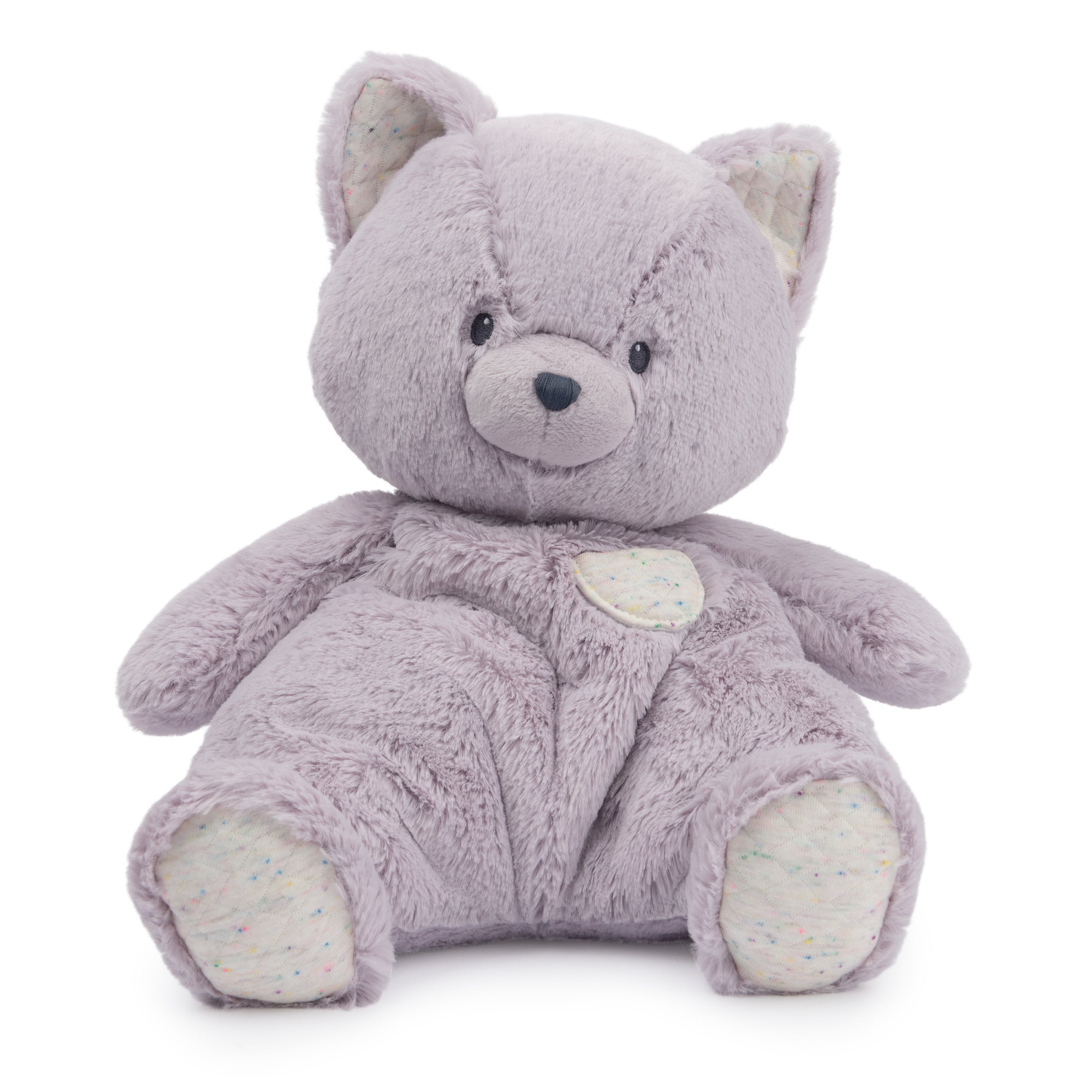 Baby GUND Oh So Snuggly Kitten Large Plush Stuffed Animal for Babies and Infants, Lavender, 12.5”