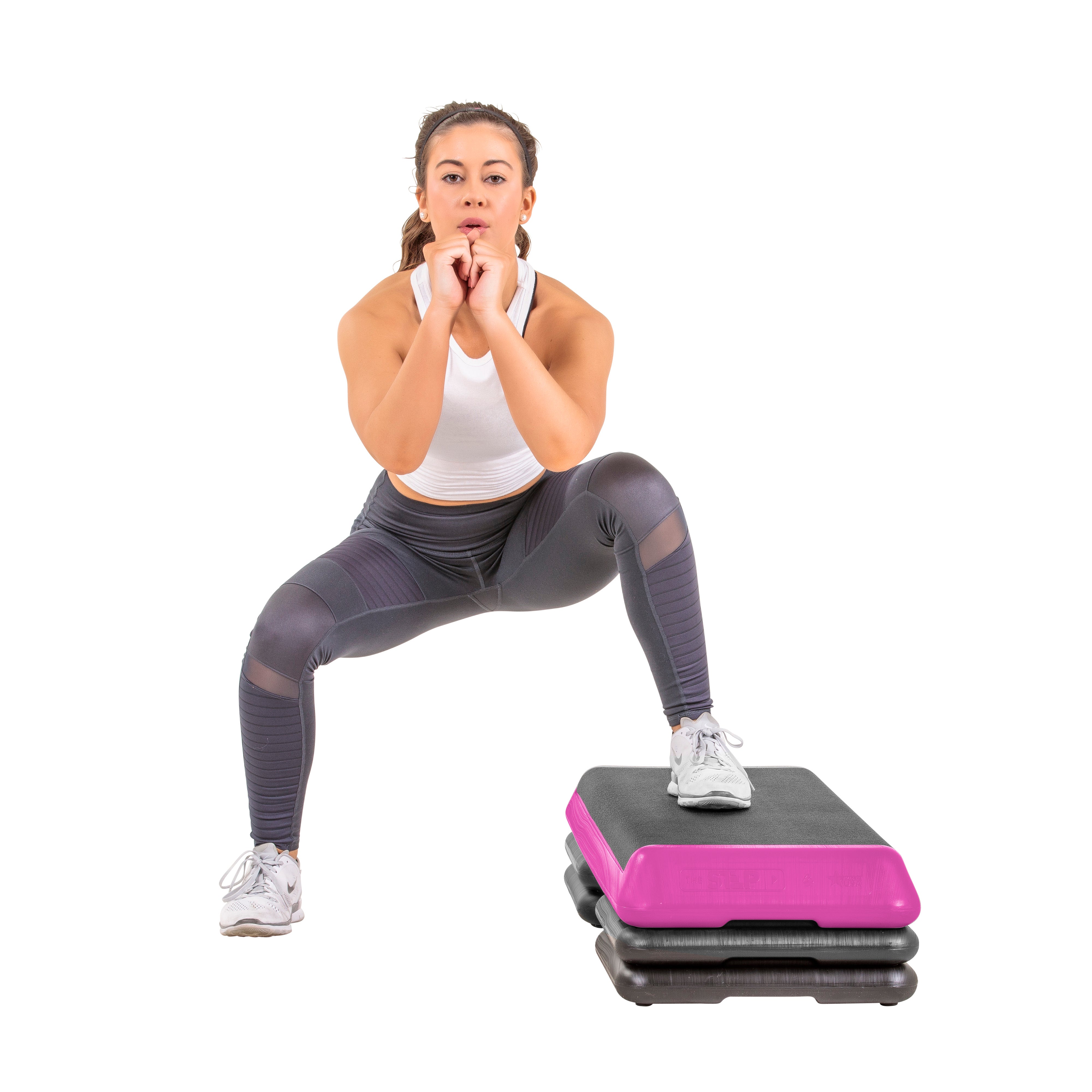 The Freestyle Step (Health Club Size) Pink (4 Risers) New