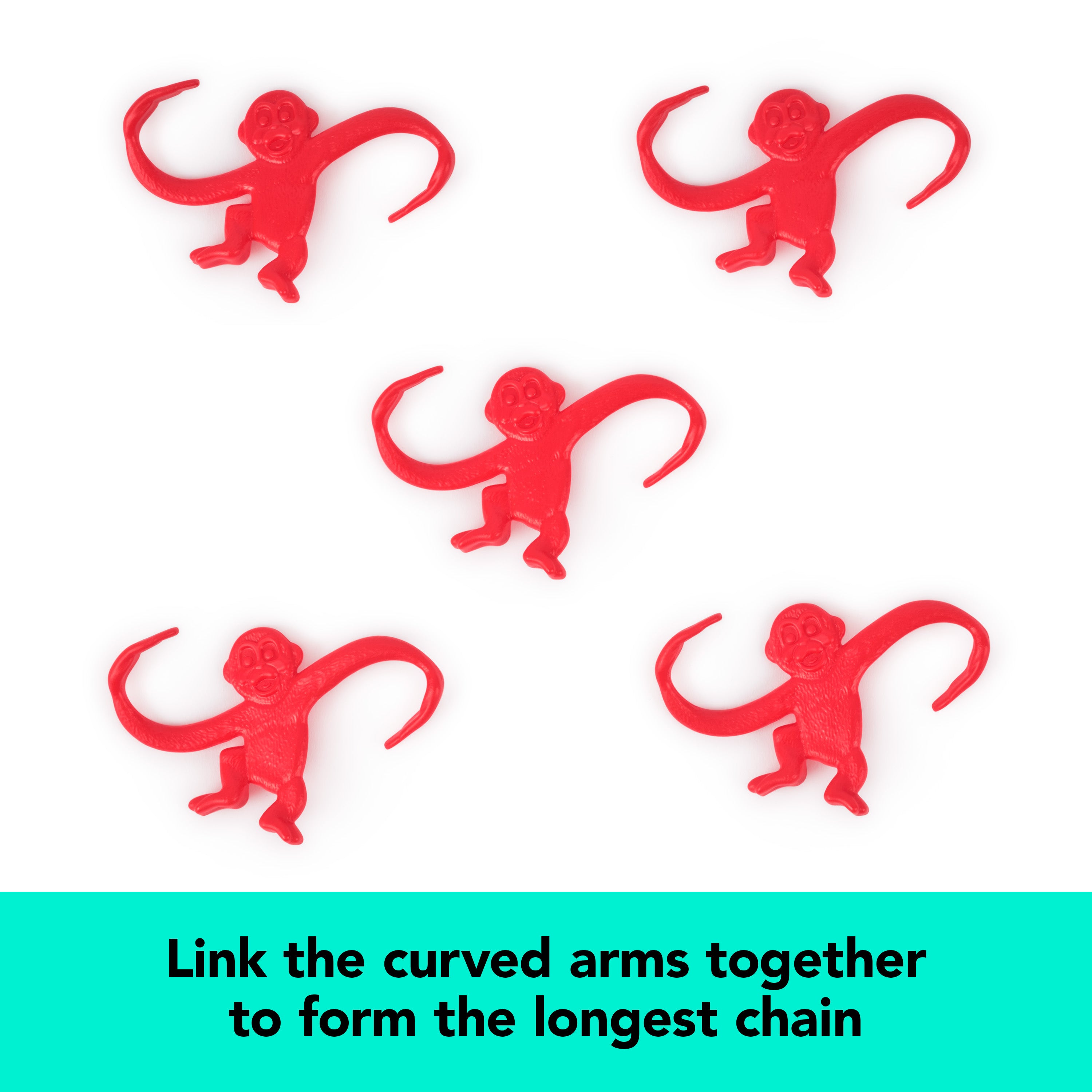 Spin Master Games, Barrel of Monkeys, Retro Linking Fun for Preschoolers, Family Games, 1 & Up Players, for Ages 3 & Up