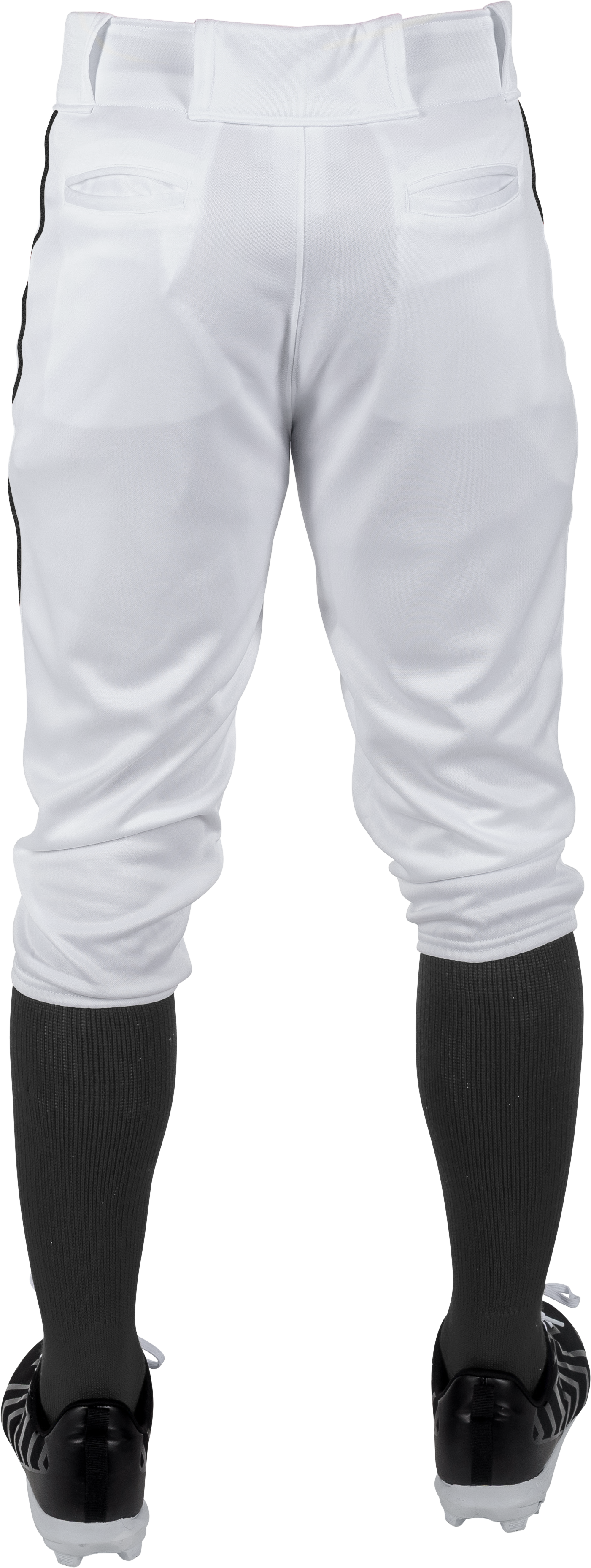 Rawlings Youth Launch Piped Knicker Pant - Small - White/Black