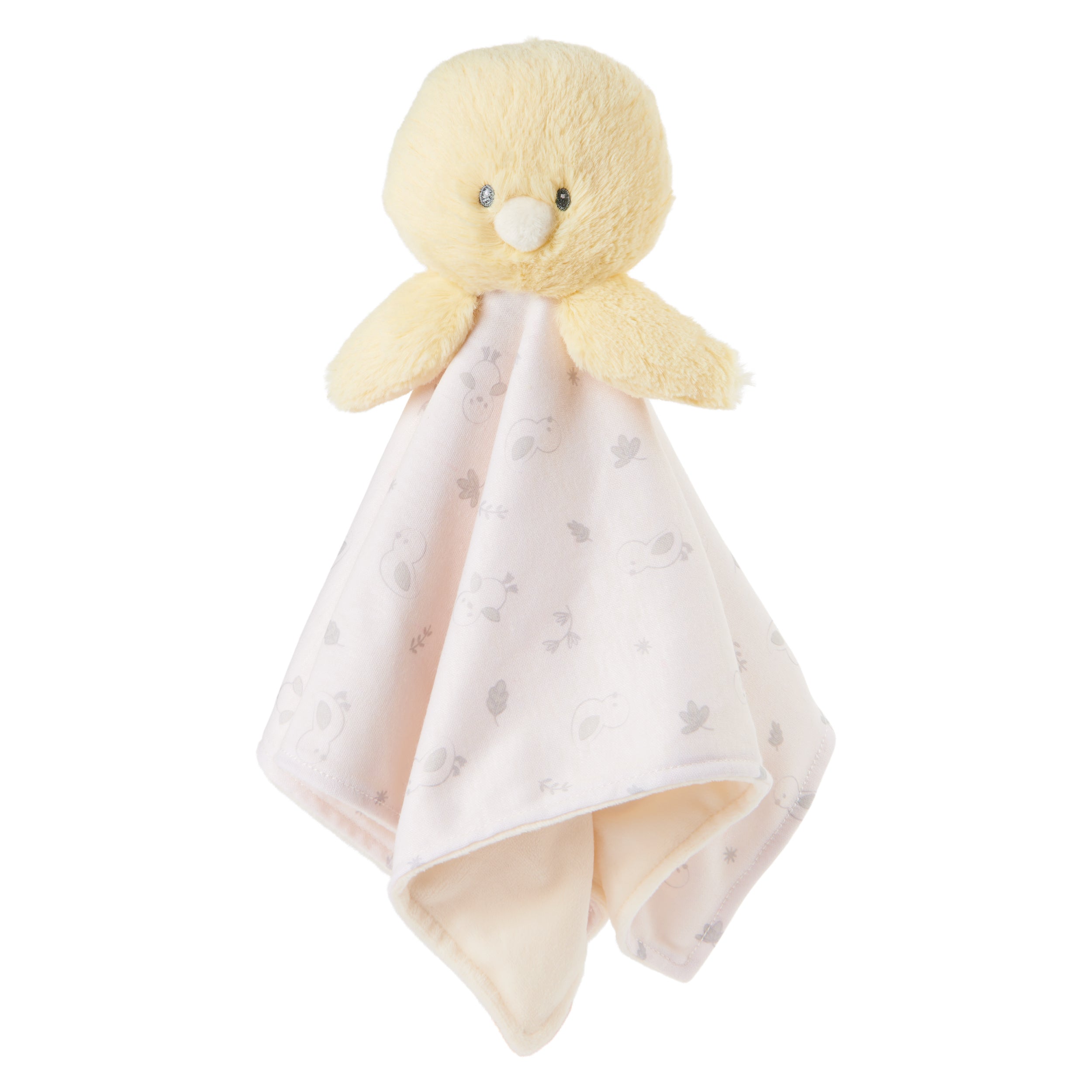 GUND Baby Sustainably Soft Duckling Lovey, Stuffed Animal Plush Blanket Made from 100% Recycled Materials, for Babies and Newborns, Yellow/Cream, 10”
