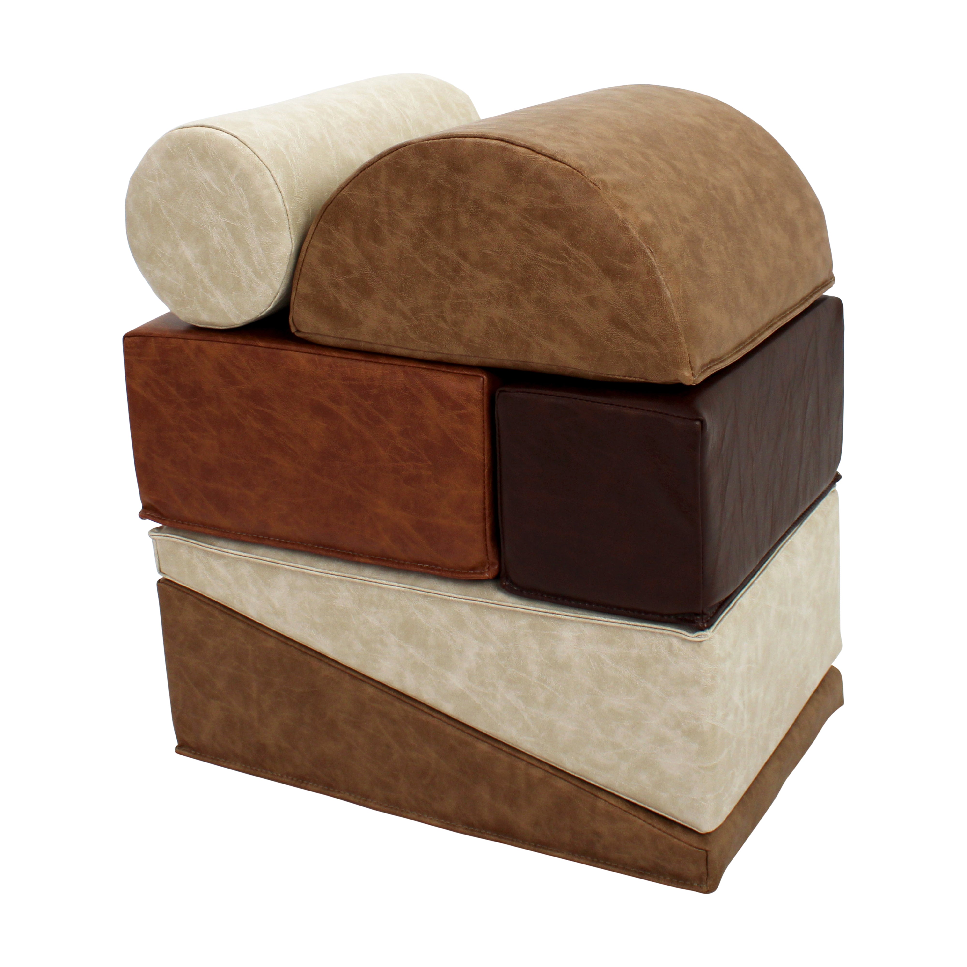 Rustic Toddler Builder Block Set, 12-Piece - Distressed Assorted