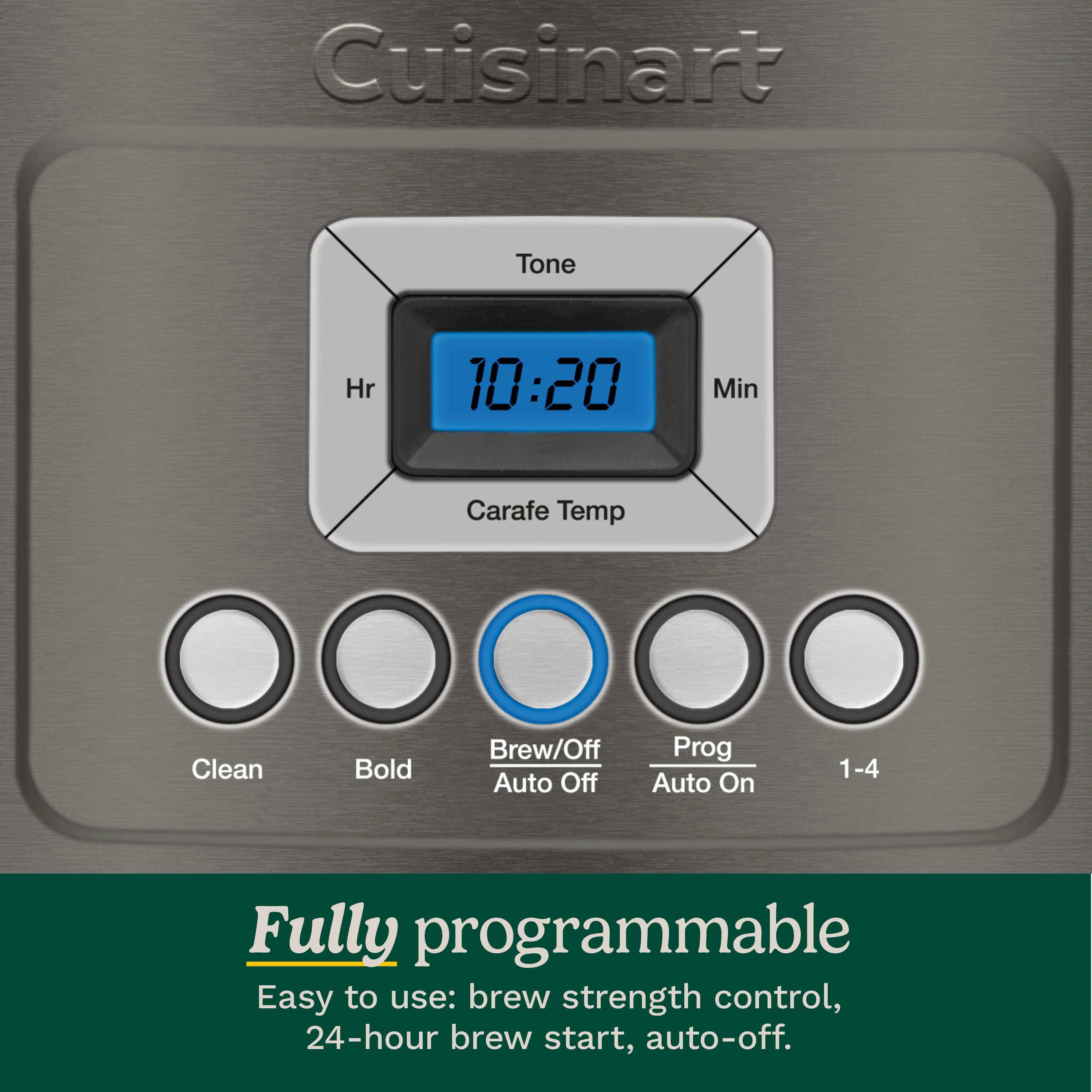14 Cup Programmable Coffeemaker - Black