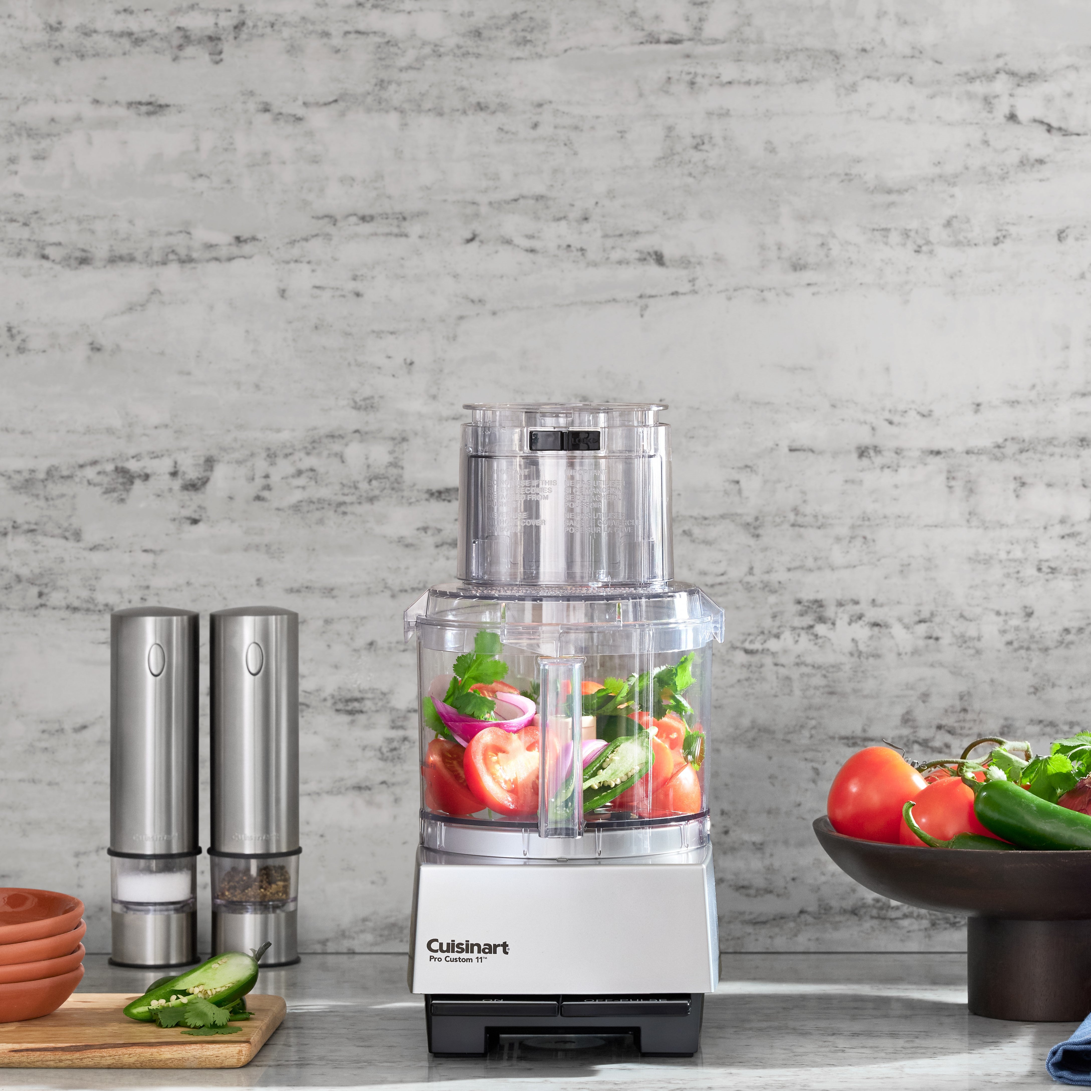 Pro Custom 11 Cup Food Processor - Brushed Chrome P1