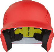 Rawlings Mach Carbon Adult 1-Tone Baseball Helmet - Small - Scarlet
