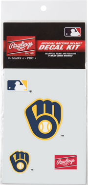 Rawlings Mlb Replica Decal Kits - Milwaukee Brewers