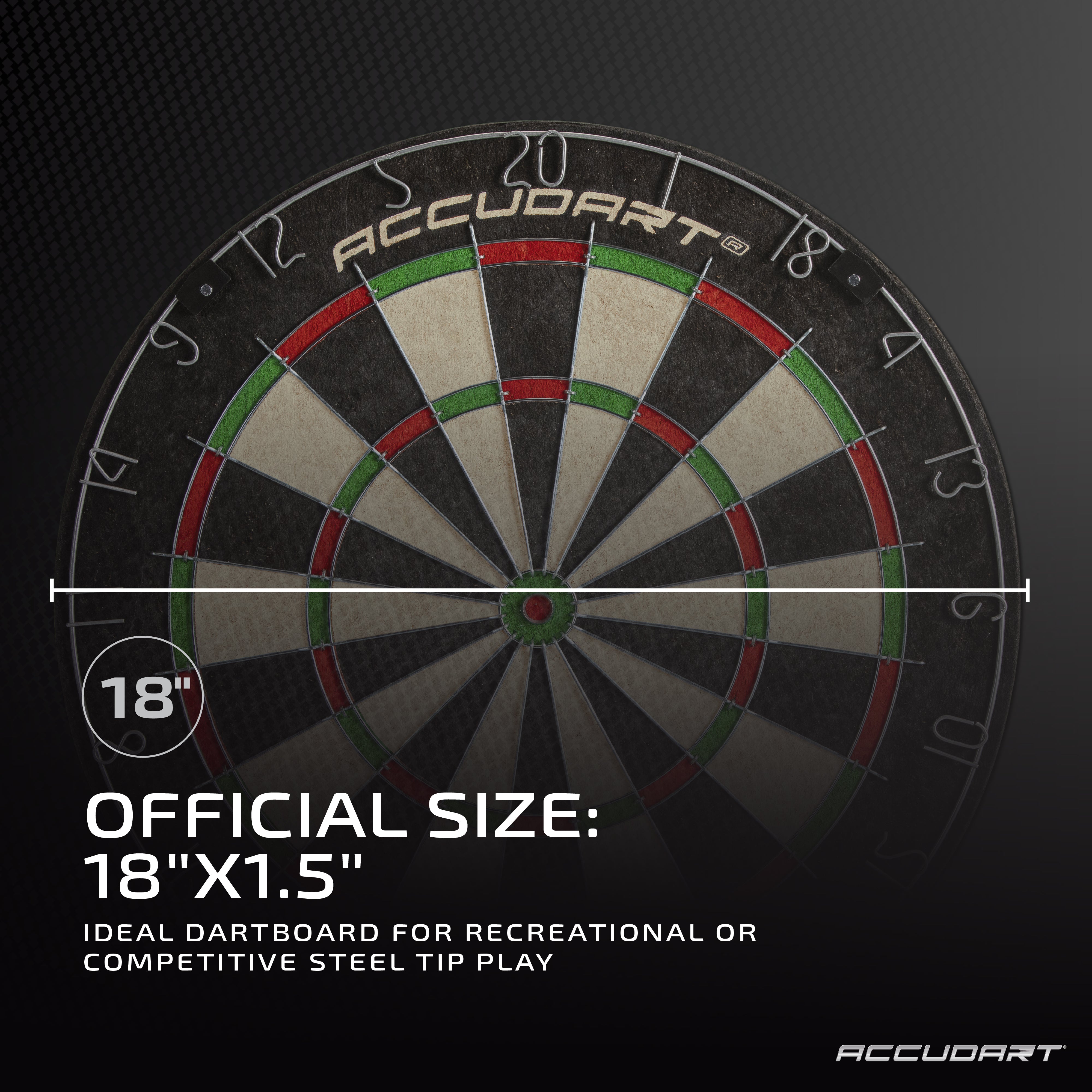 Accudart Rival Bristle Dartboard