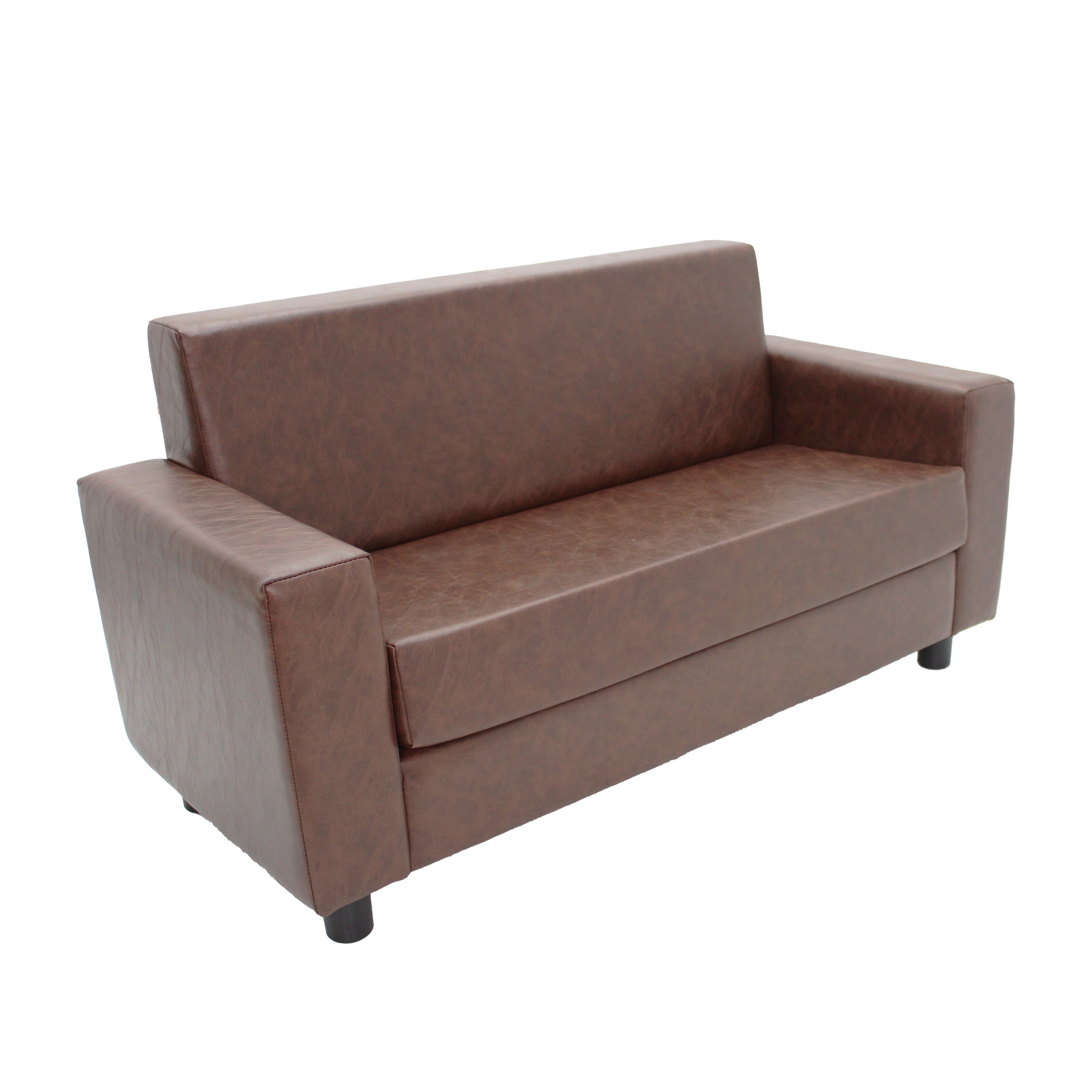 Rustic Inspired Playtime Classic Sofa - Walnut