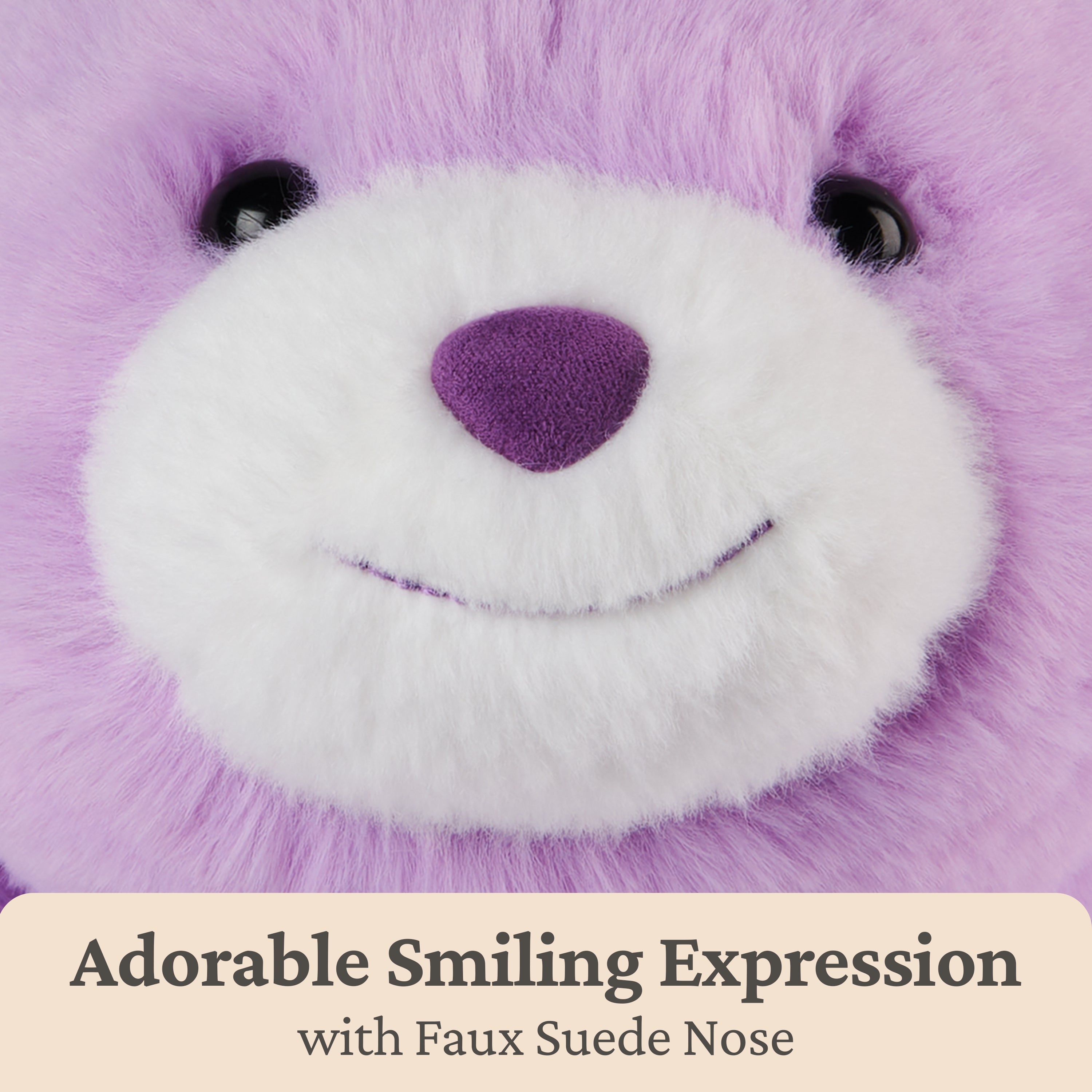 GUND Original Snuffles Teddy Bear, Stuffed Animal Plush Toy for Ages 1 and Up, Purple, 10”
