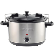 Courant Courant 6 Quart Oval Slow Cooker with Locking Lid - Stainless Steel