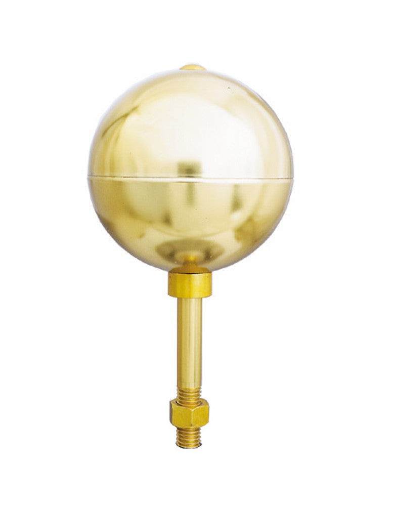 6 IN GOLD ANODIZED ALUM BALL