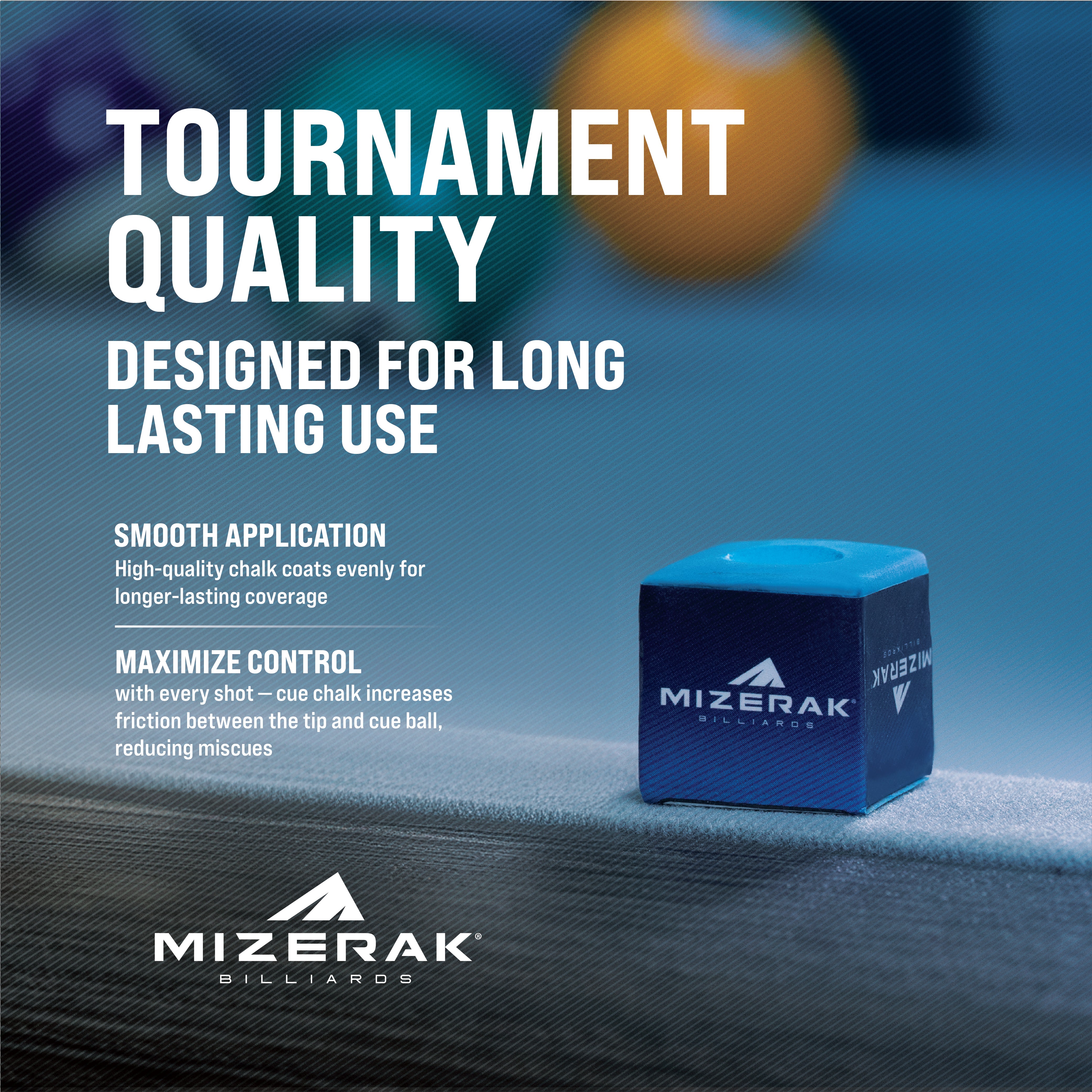 Mizerak Cue Chalk, 6-Pack