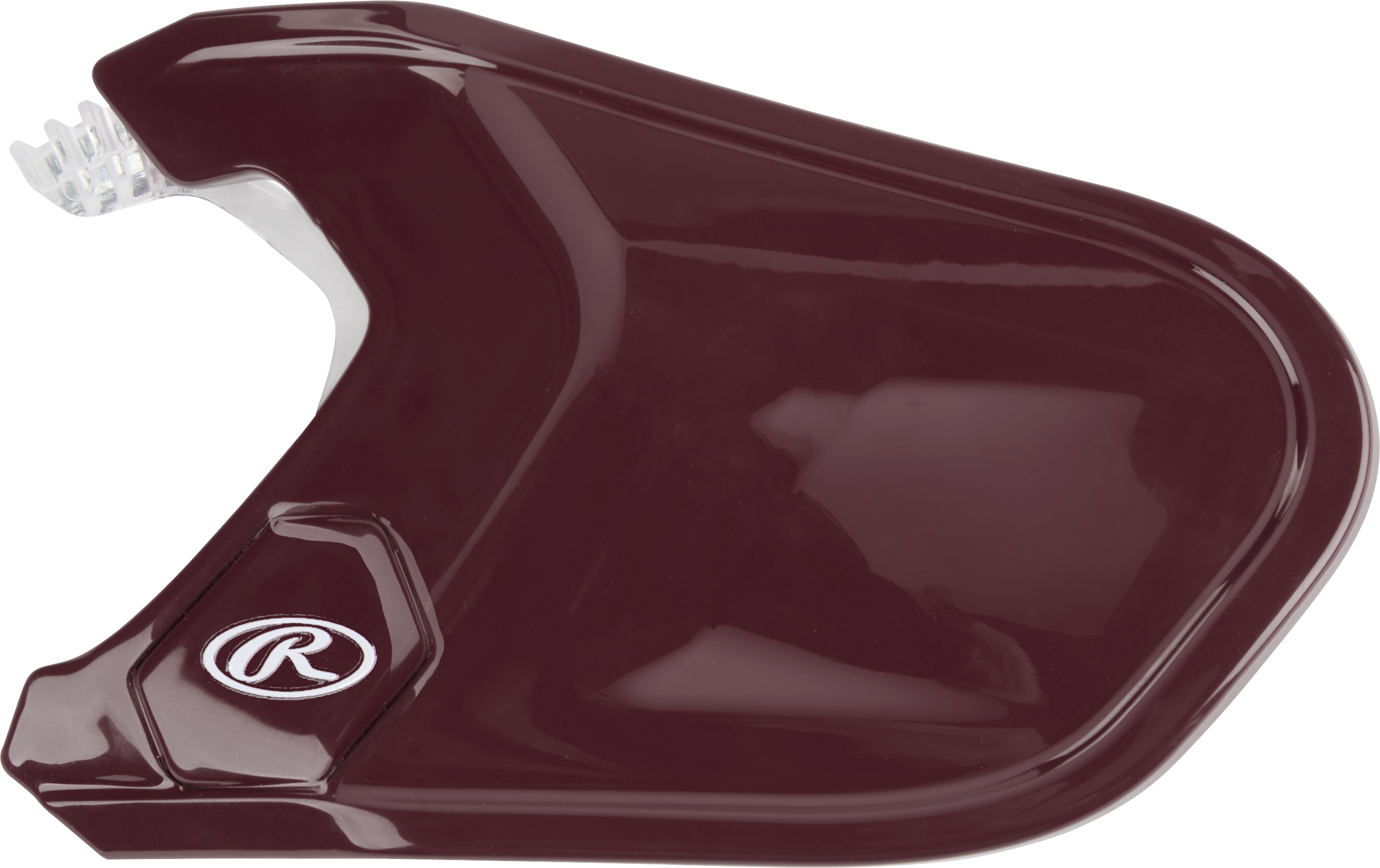 Rawlings Mach Adjust  Lhb Gloss Jaw Guard  - Maroon