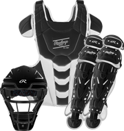 Rawlings Velo 2.0 Series Softball Small Catchers Set - Black/White
