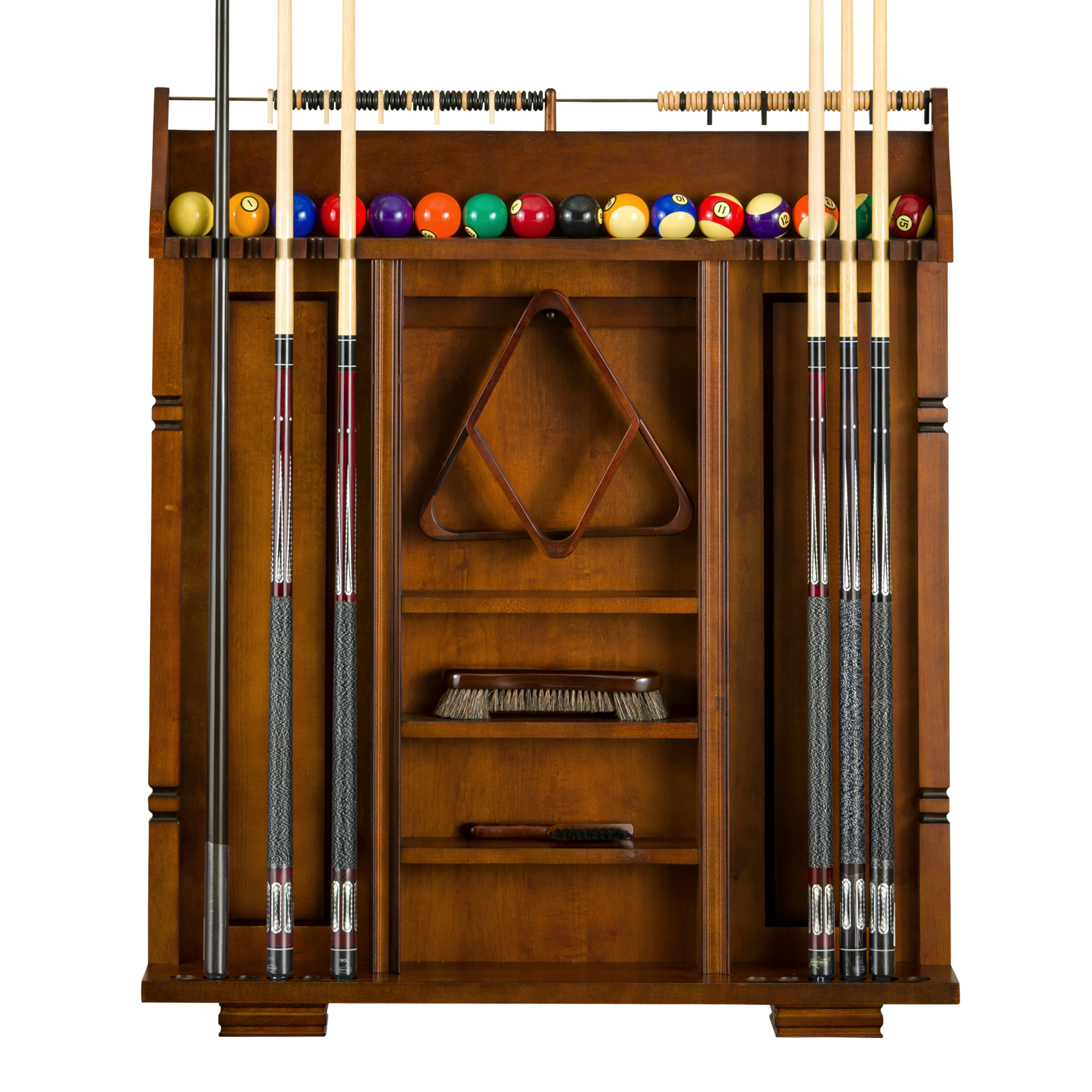 American Heritage® Providence Rack, Sable (cues and balls not included)