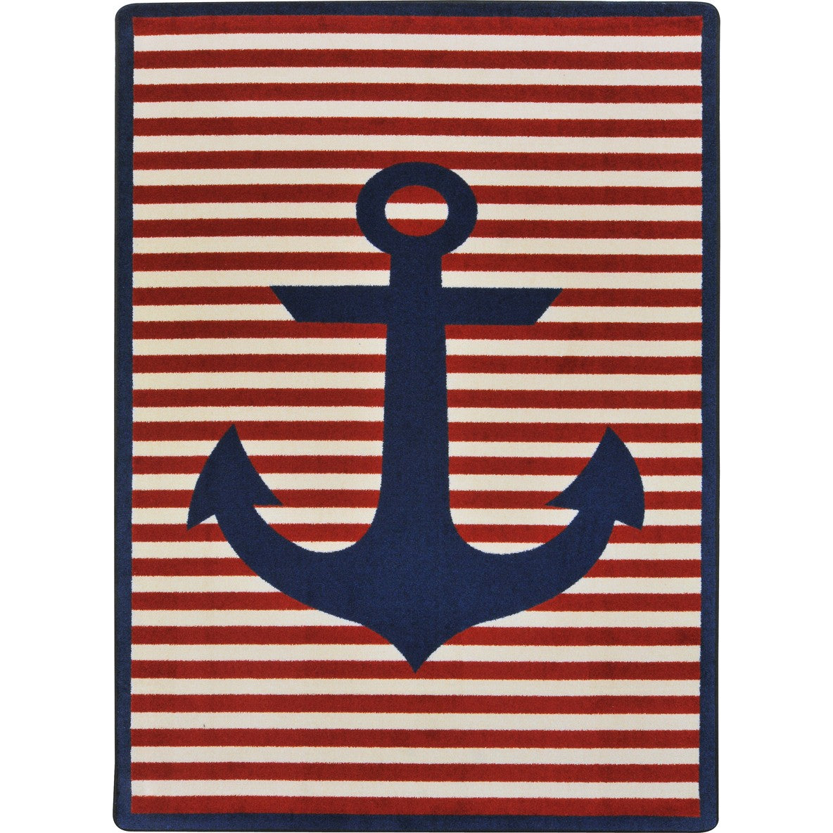 Safe Mooring 5'4" x 7'8" area rug in color Blue