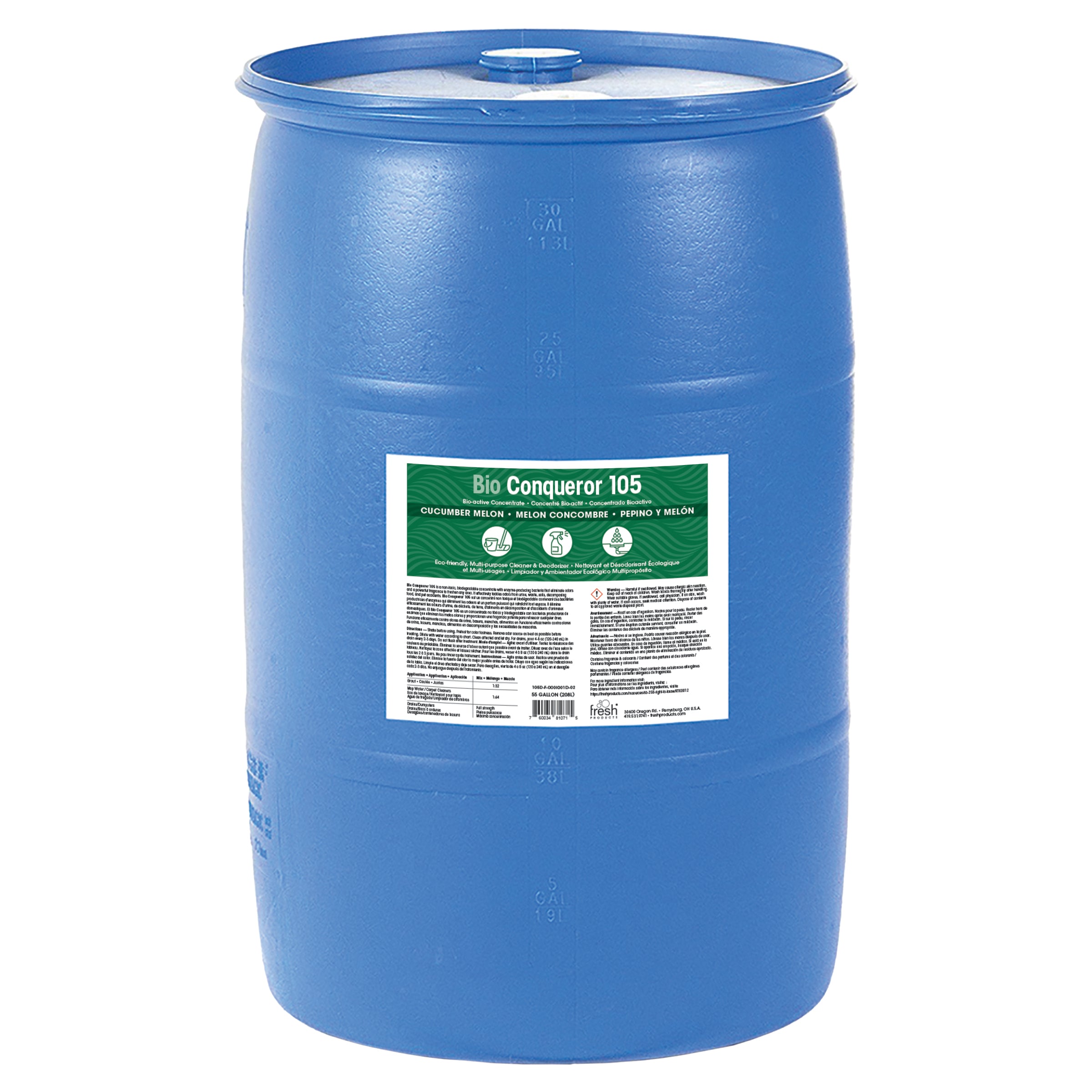 Bio Conqueror 105 Liquid- 55 gallons Cucumber Melon (1 Pack)