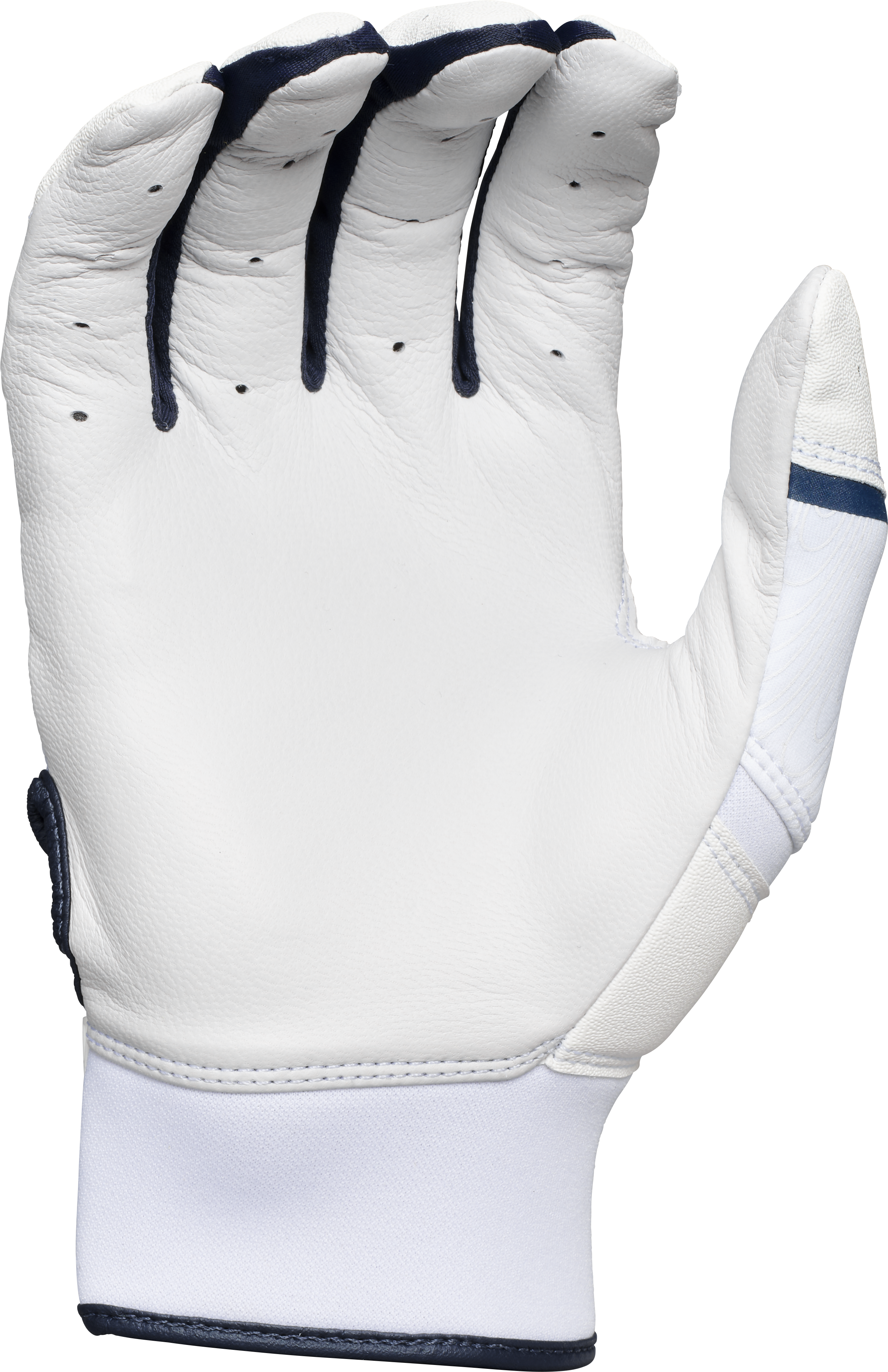 Rawlings Adult Clout  Batting Gloves - Small - White/Navy