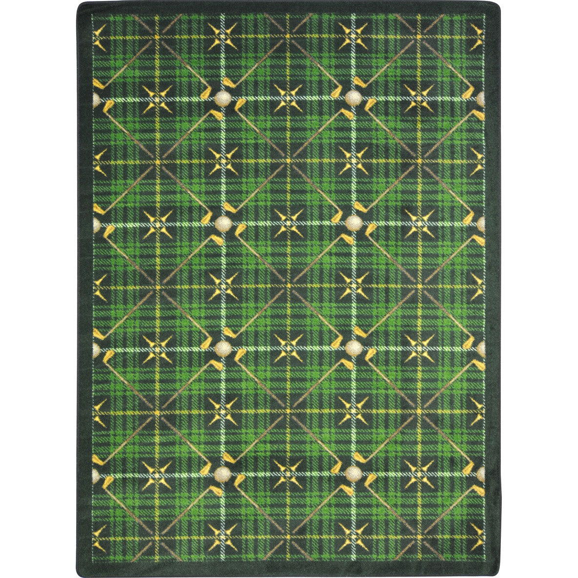 Saint Andrews 7'8" x 10'9" area rug in color Pine