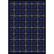 Saint Andrews 7'8" x 10'9" area rug in color Seaside Blue