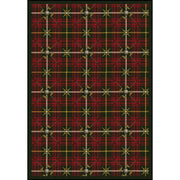 Saint Andrews 3'10" x 5'4" area rug in color Tartan Green