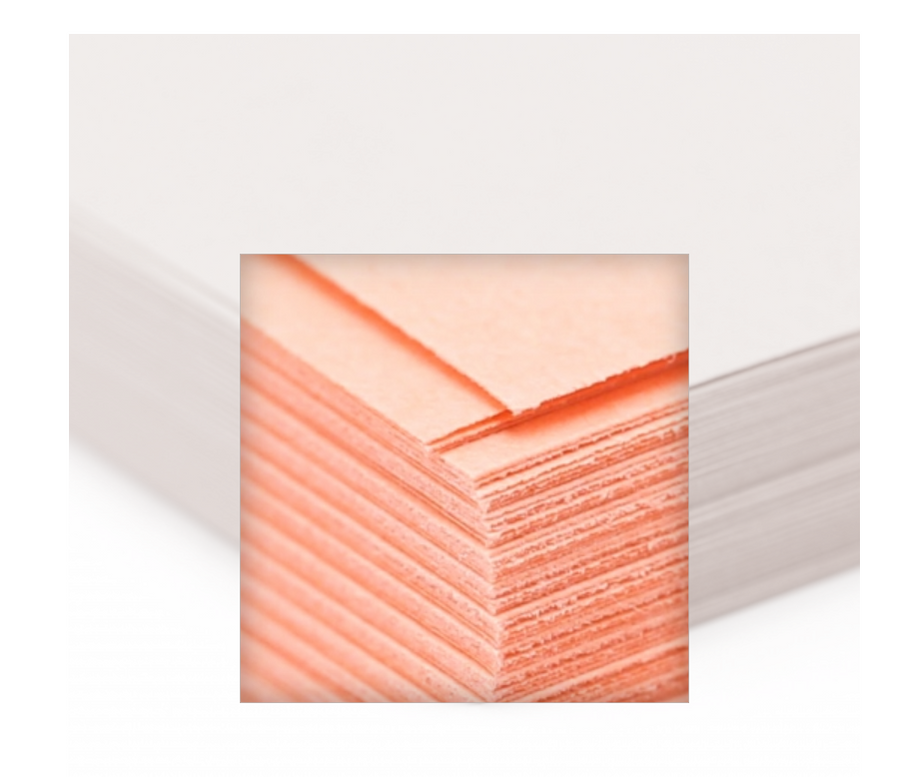 Vellum Bristol 8.5" x 11" Color Copy Paper, 110 lbs., SALMON - SMOOTH, 250 Sheets/Ream