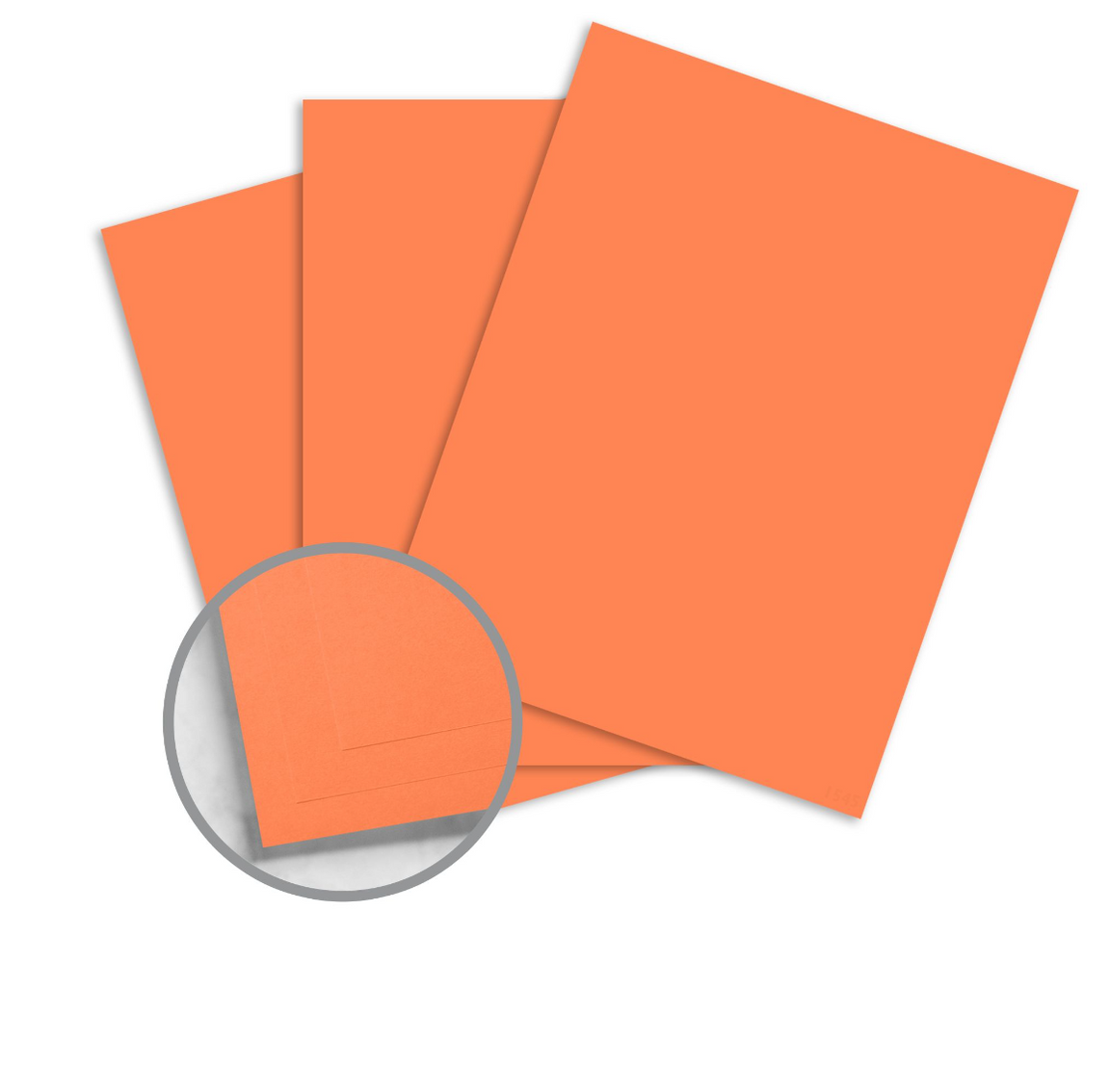 Vellum Bristol 8.5" x 11" Color Copy Paper, 90 lbs., SALMON - SMOOTH, 250 Sheets/Ream