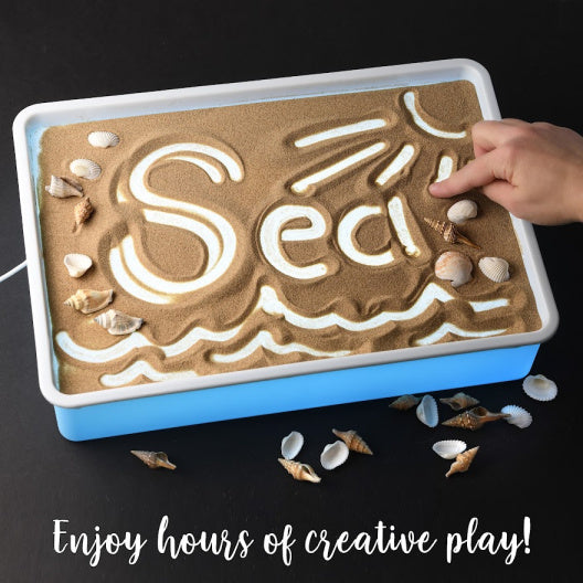 Portable Light Up Sand Table (3.25" H x 10.5" W x 15" L)