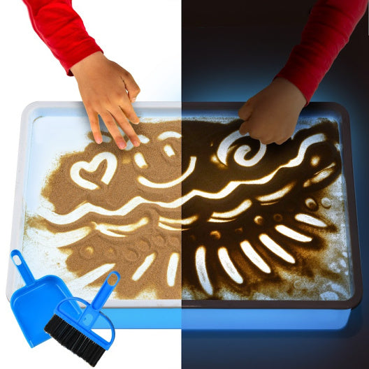 Portable Light Up Sand Table (3.25" H x 10.5" W x 15" L)