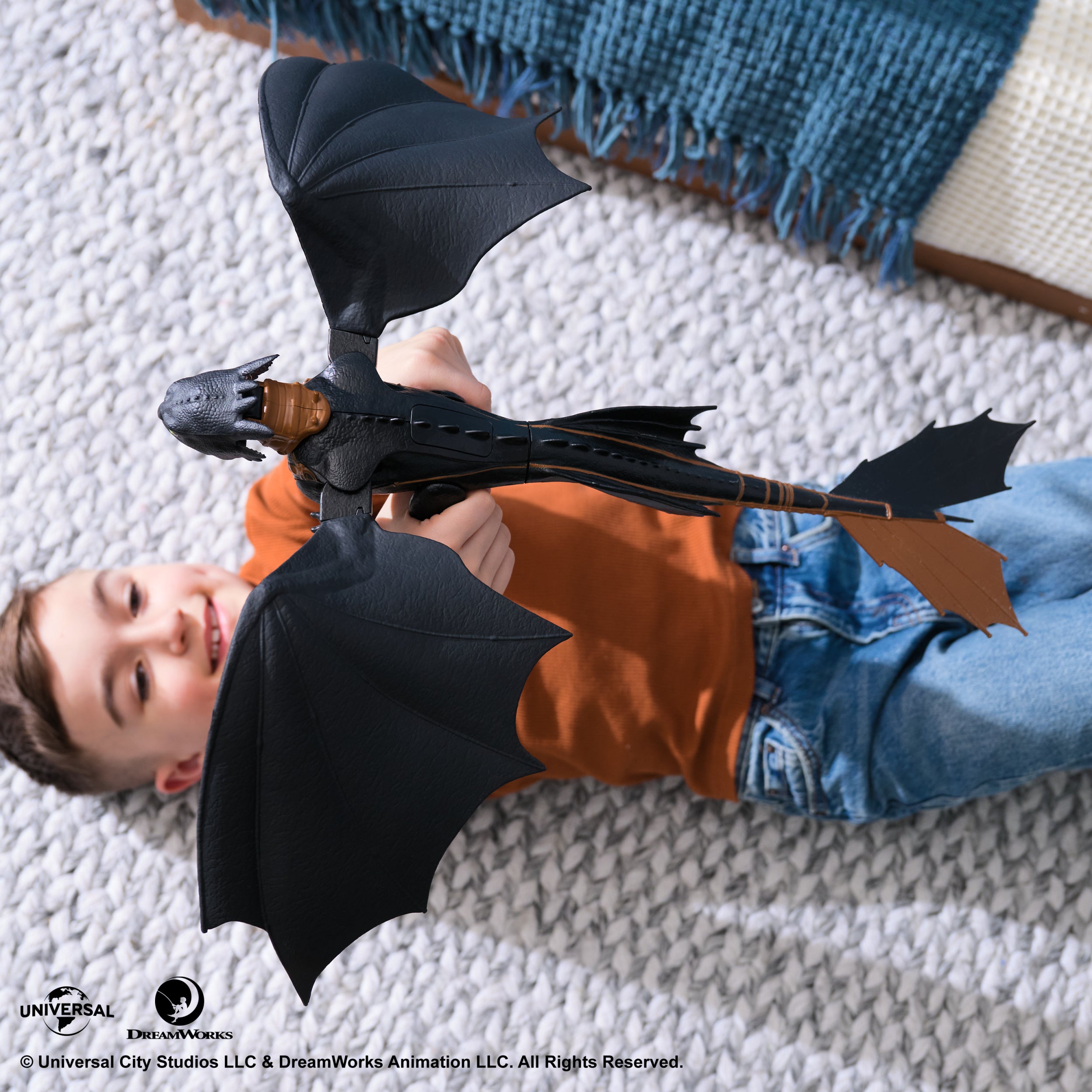 Dreamworks Dragons, How to Train Your Dragon, Ultimate Plasma Blast Toothless, 25” Wings with Lights & Sounds Action Figure, Kids Toys for Boys Ages 4 and up