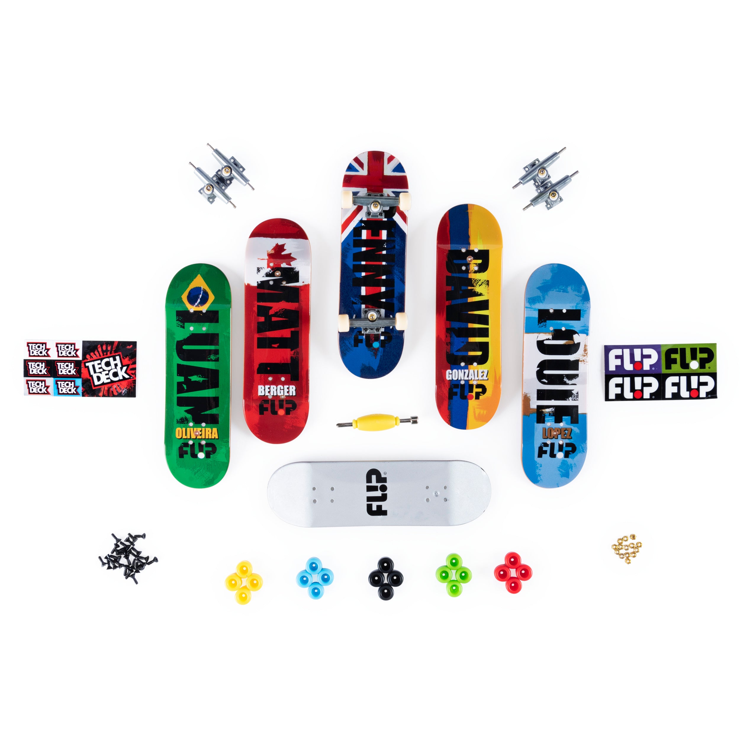 Tech Deck, Sk8shop Fingerboard Bonus Pack, Collectible and Customizable Mini Skateboards Styles May Vary