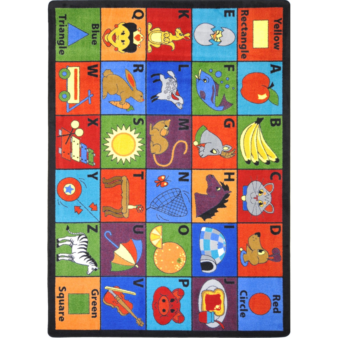 Say My Name 5'4" x 7'8" area rug in color Multi