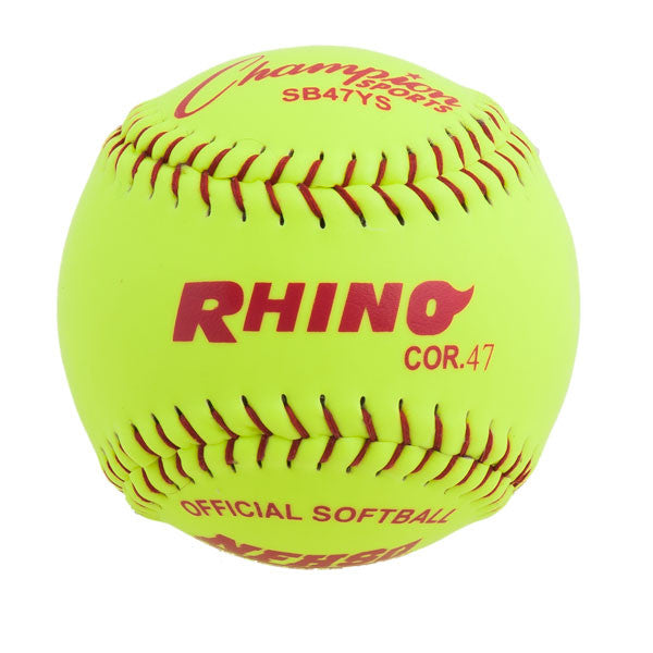12" Synthetic Leather Poly Core Softball