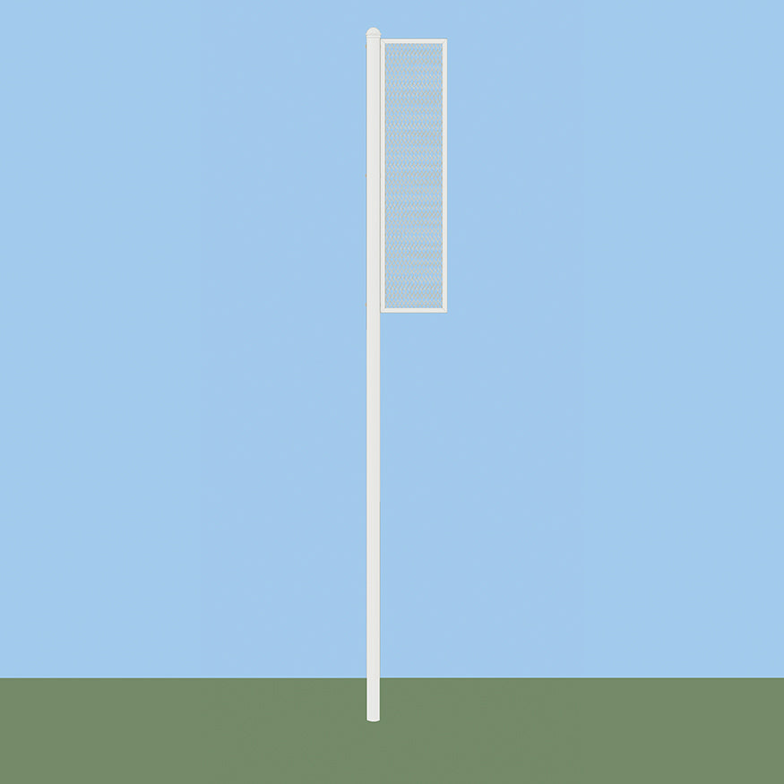 Foul Poles - 15 ft. - Softball (Collegiate) (Semi-Permanent) (Orange)